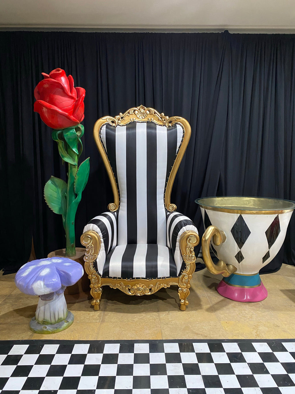 Checker Platform Floor Stage