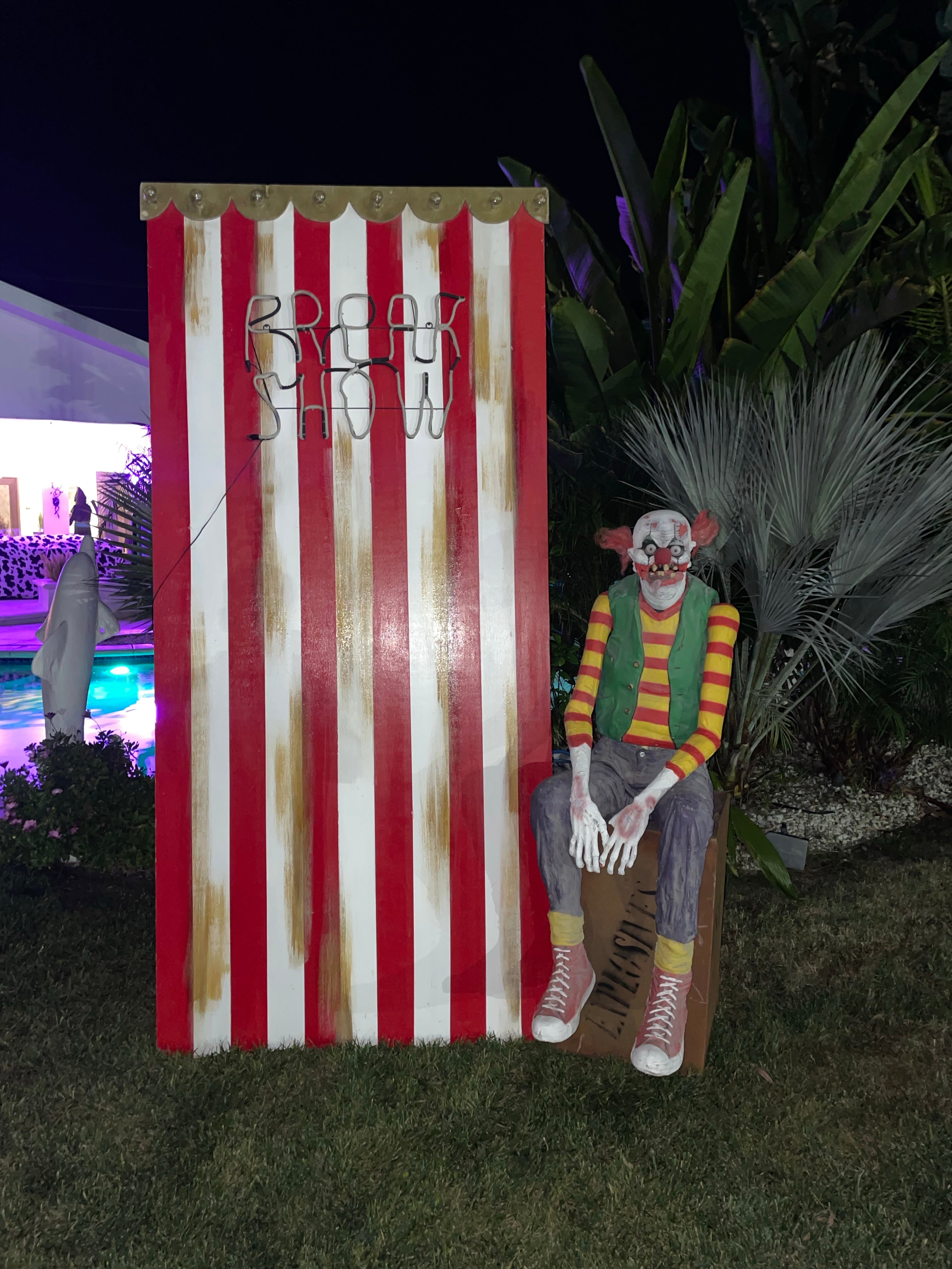 Freak Show Backdrop Panel