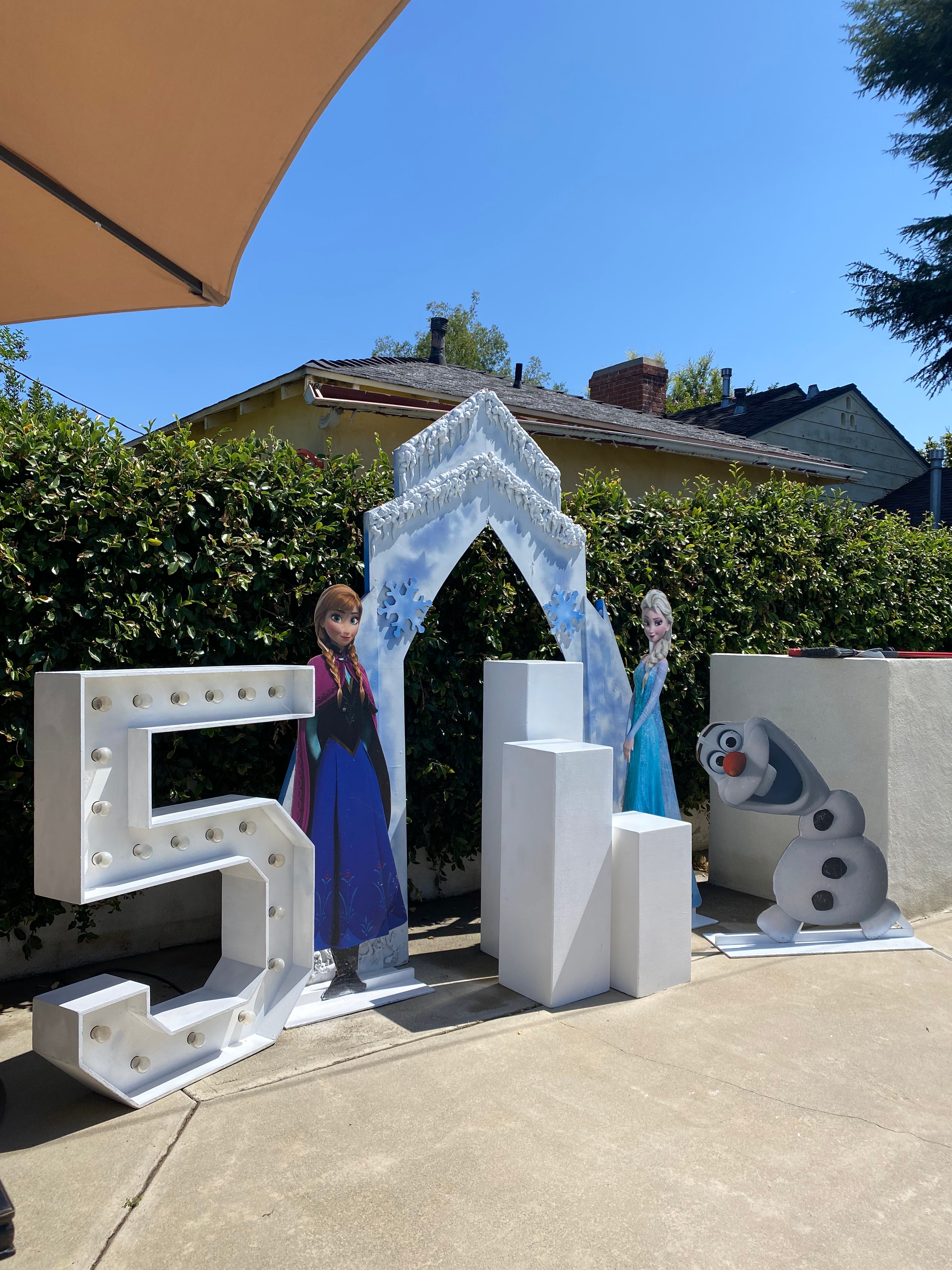 Olaf Wood Cut Out Standee