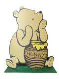 Classic Winnie With Hunny Pot Wood Cut Out Standee