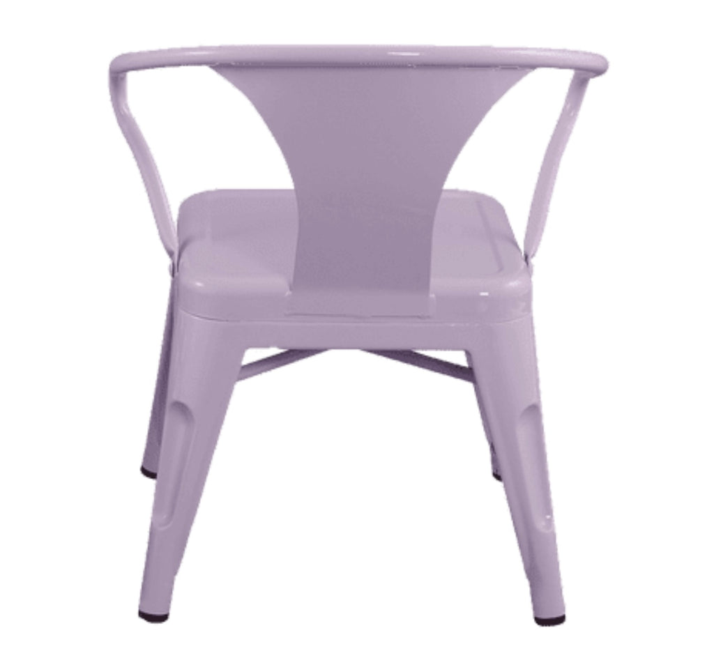 Kids Lavender Metal Chair