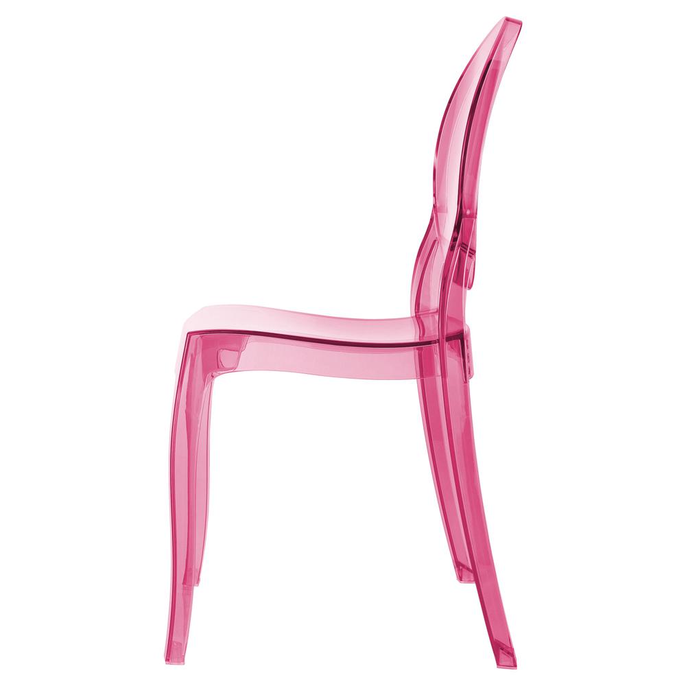 Kids Pink Armless Ghost Chair