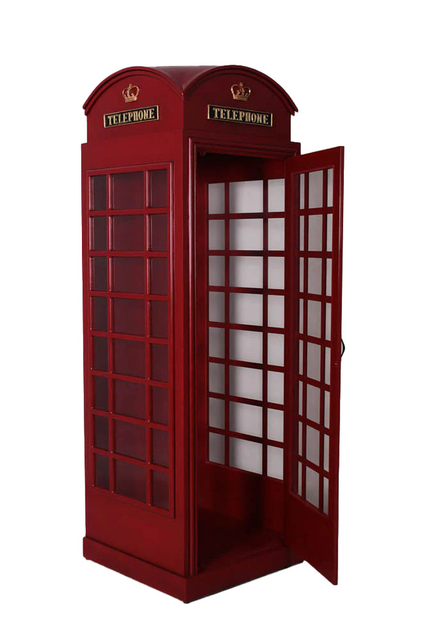 Large Red British Telephone Booth