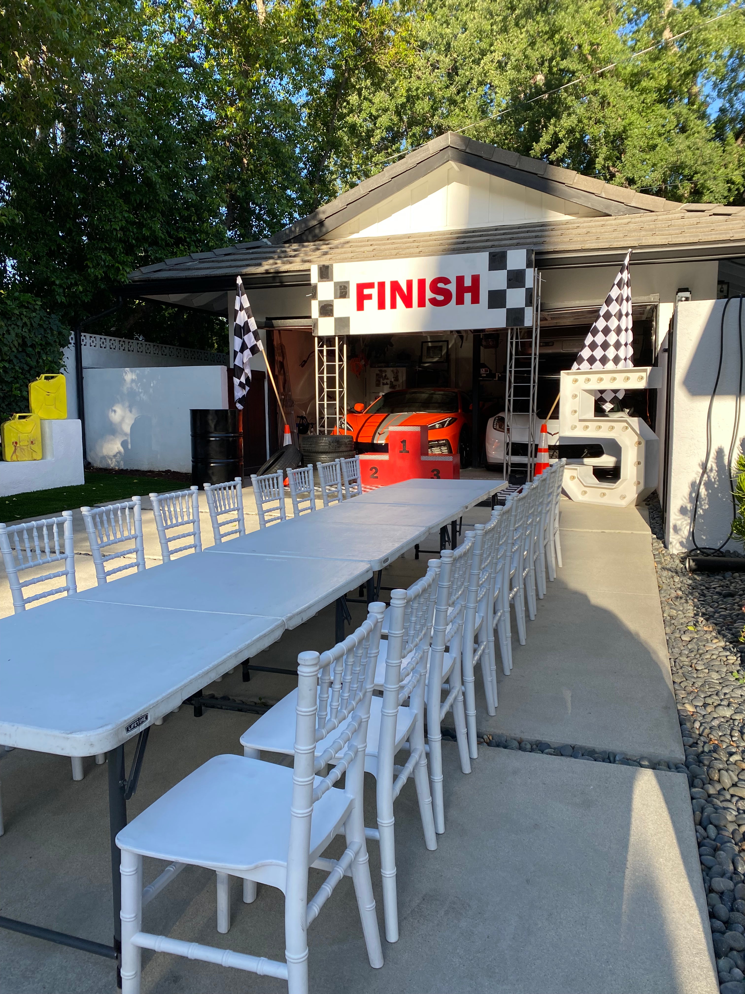Kids White Chiavari Chair