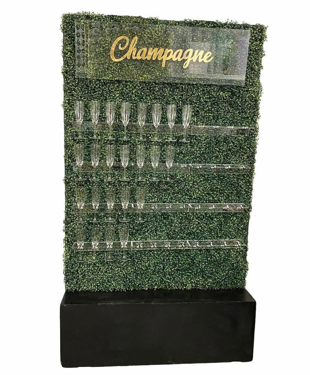 Champagne Hedge Wall Display