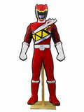 Red Power Ranger Wood Cut Out Standee