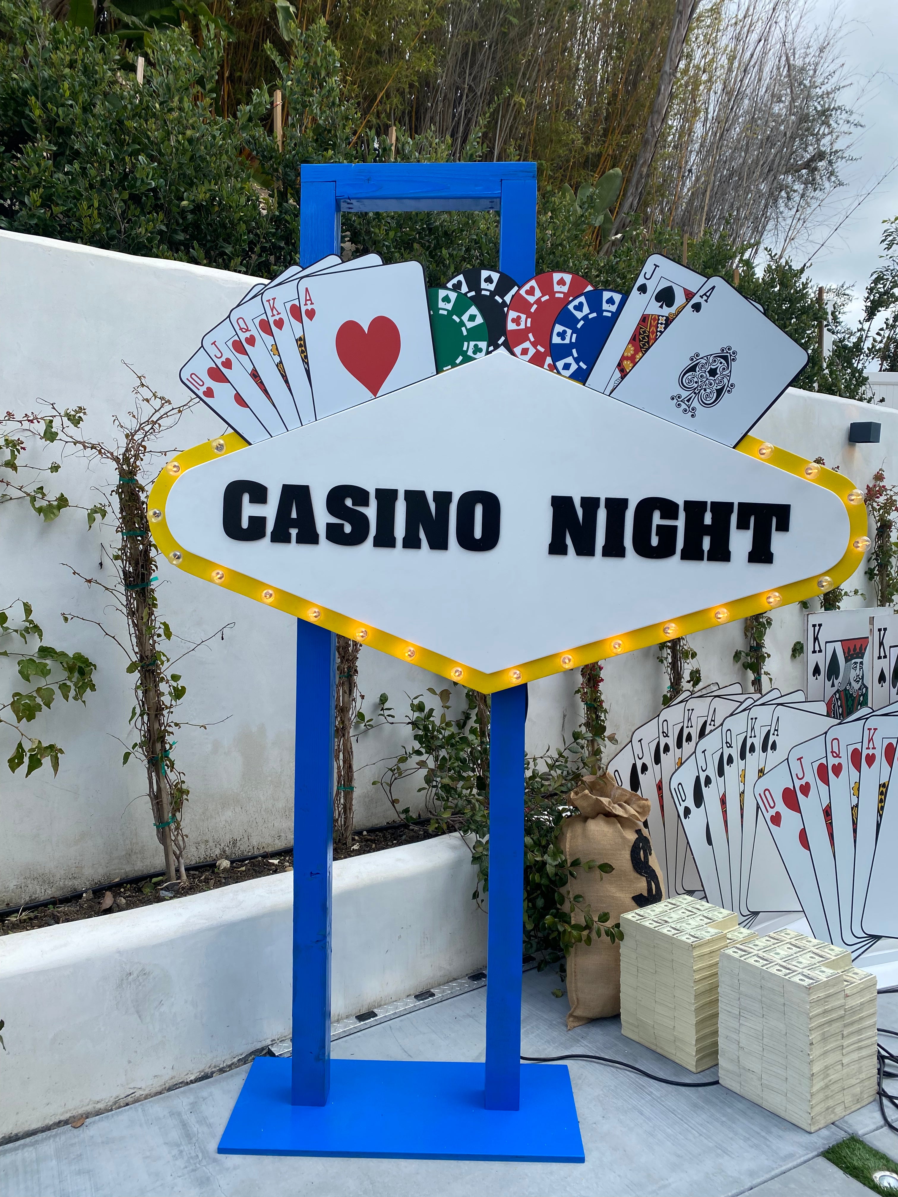 Casino Night Sign