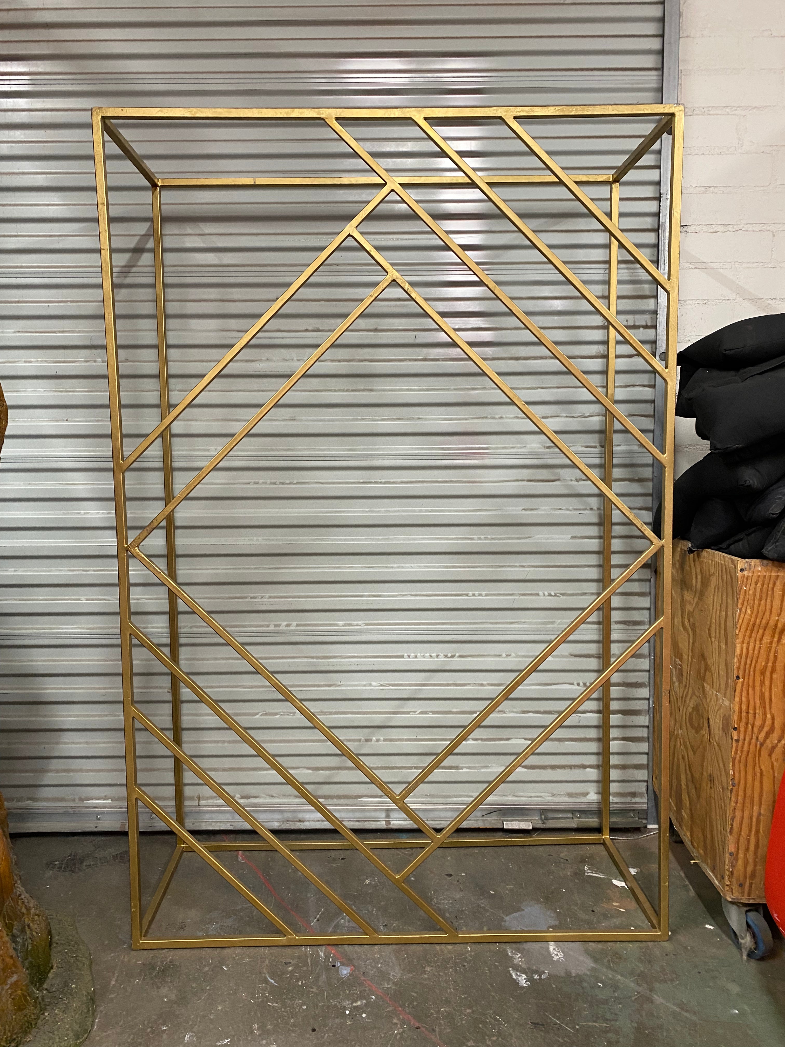 Gold Welcome Stand