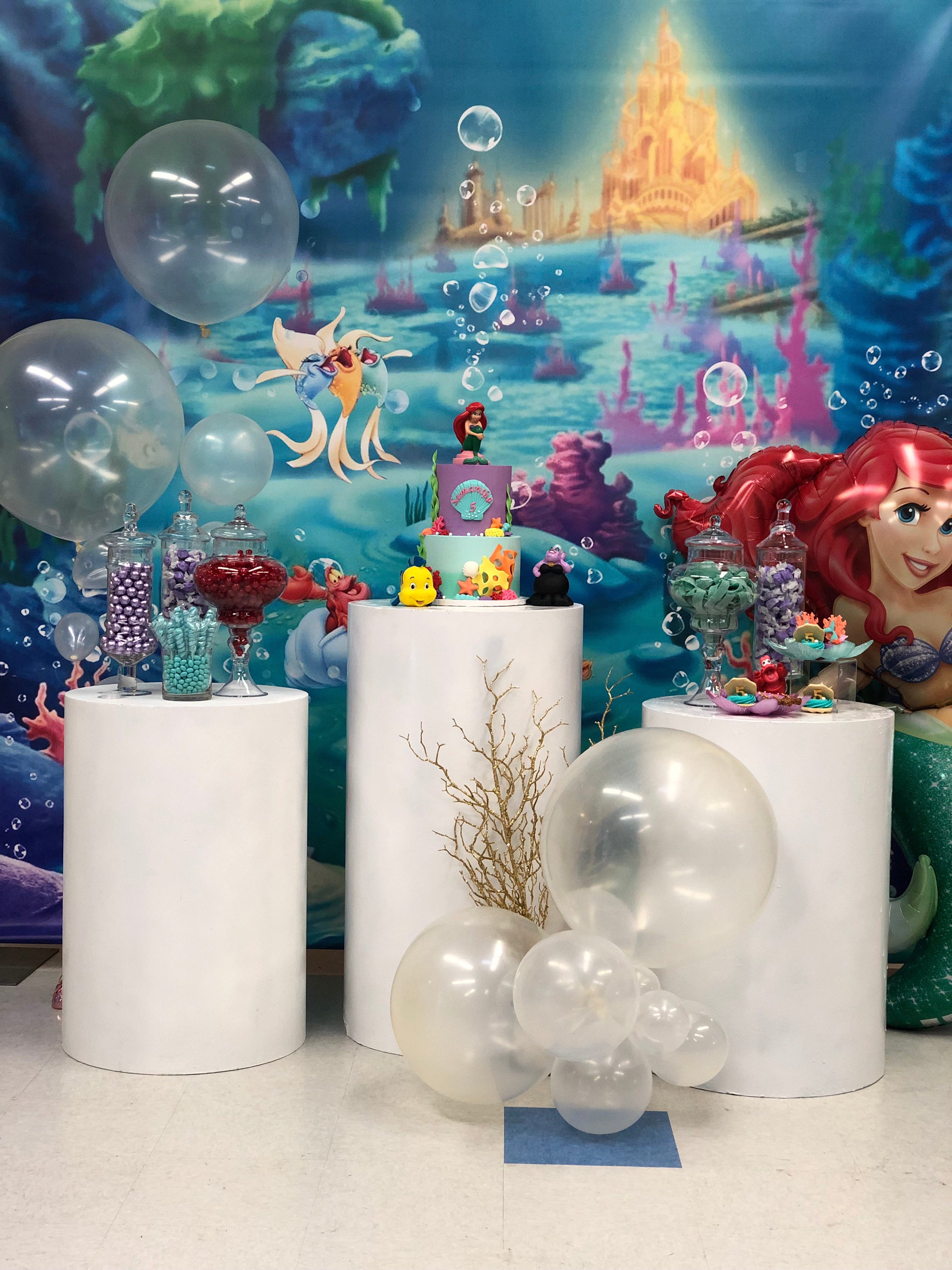 2 Foot White Cylinder