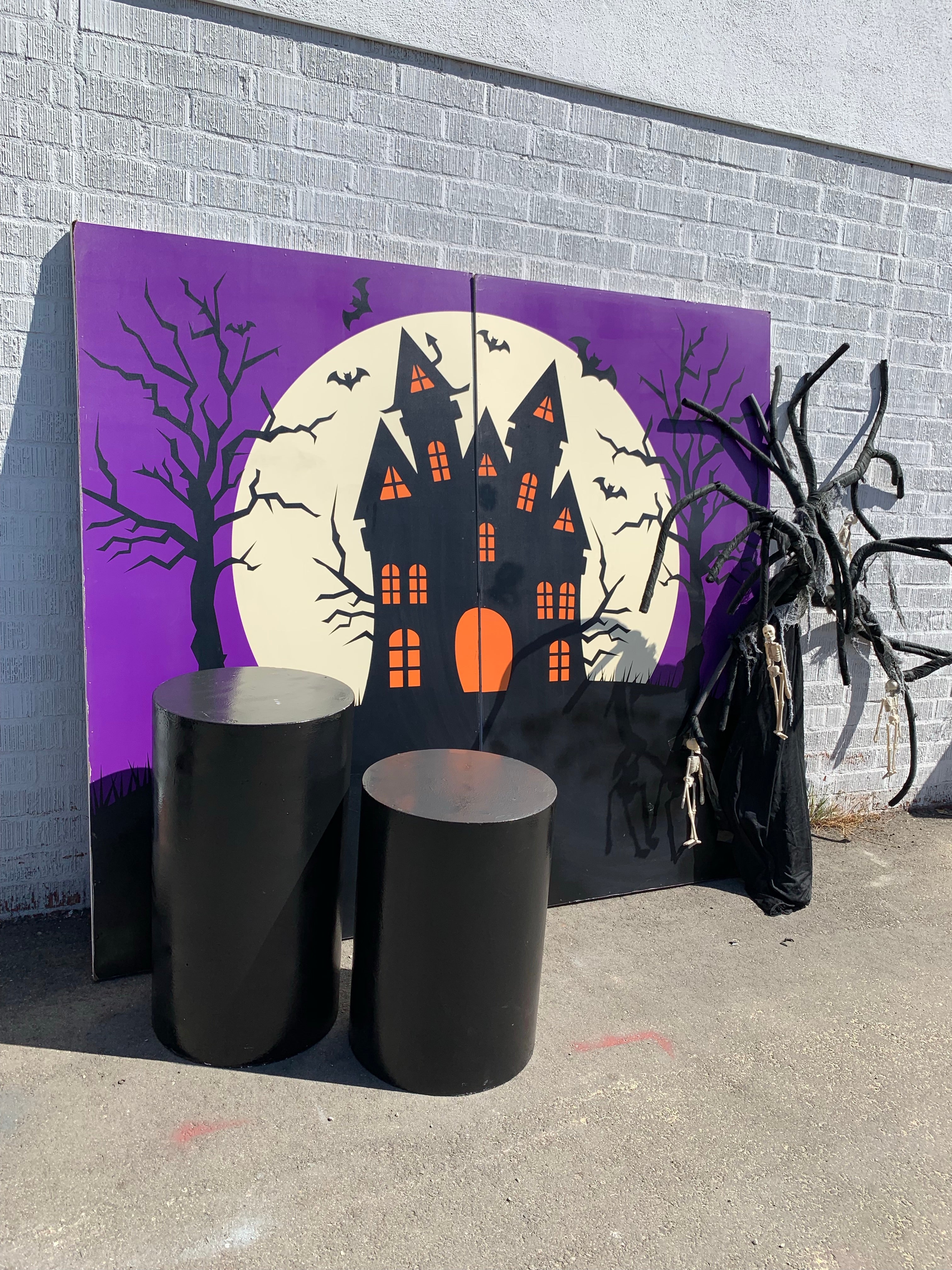 The Monster House Backdrop