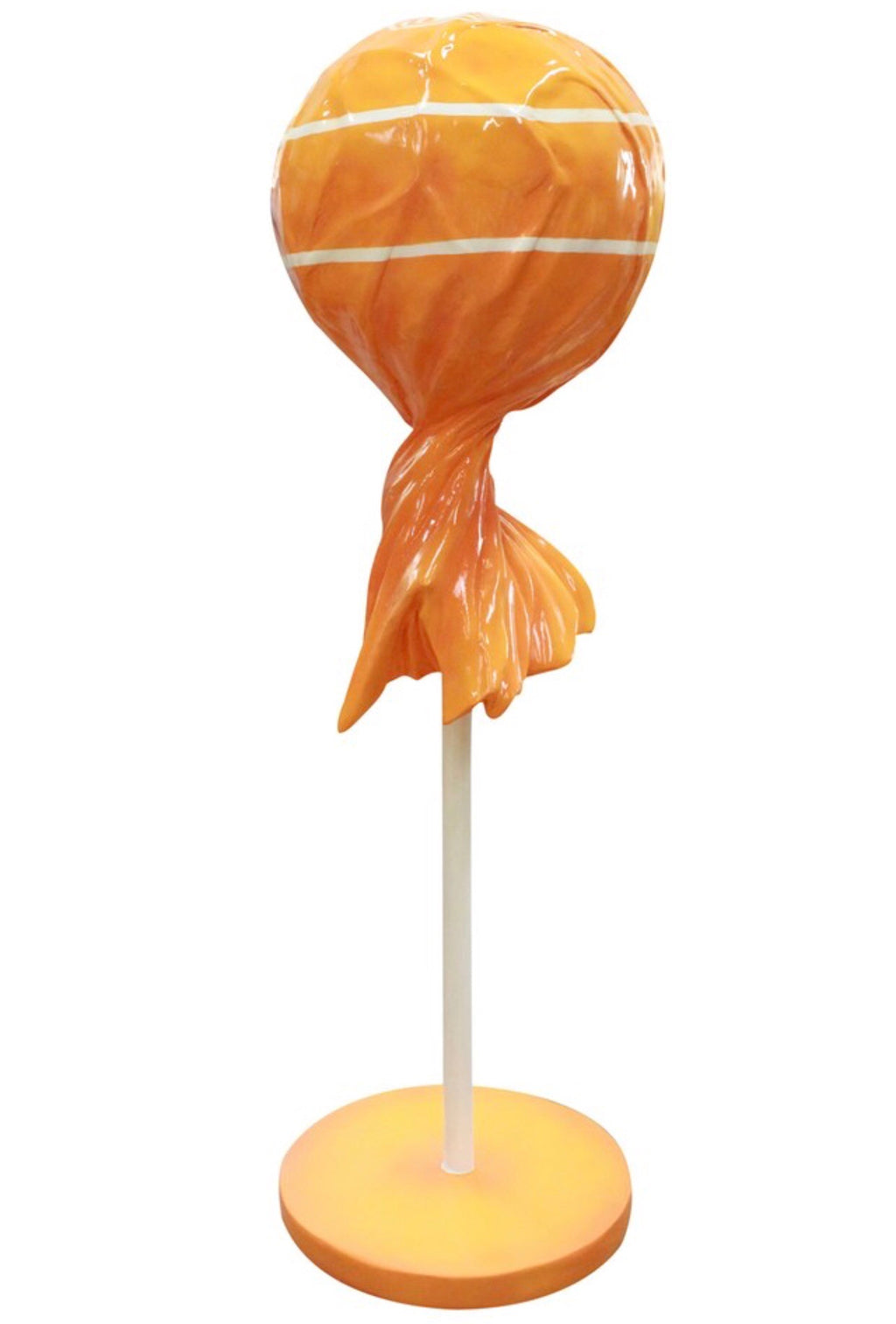 Orange Wrapped Blow Pop