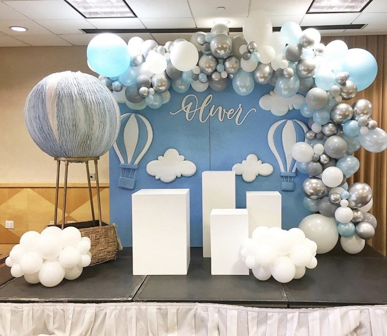 2 Foot White Pedestal