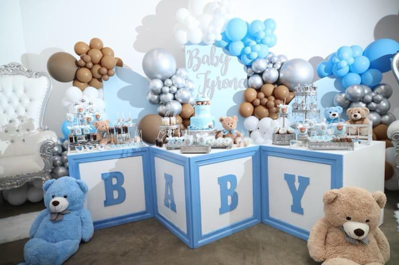 Blue Baby Block Table