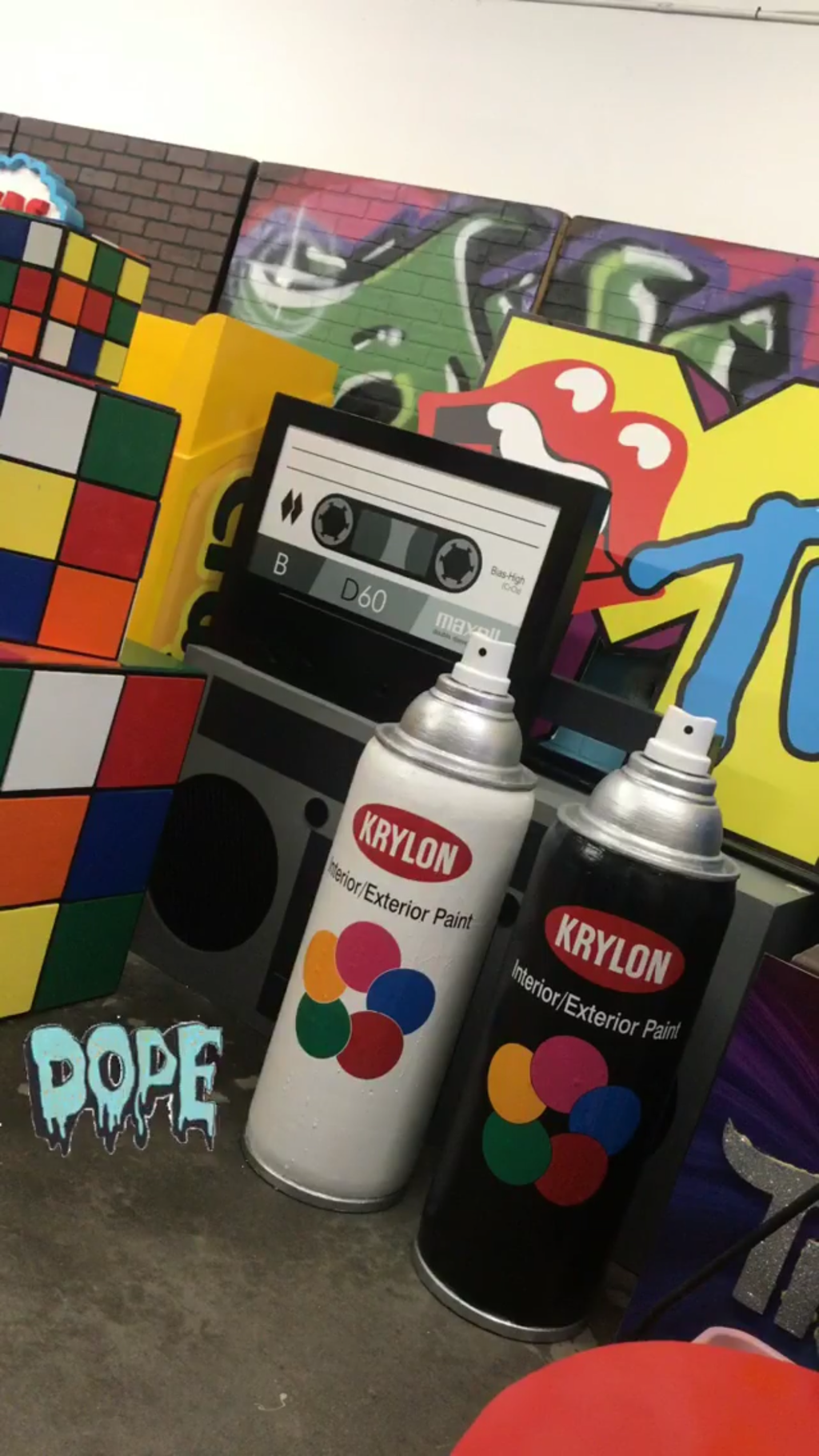 White Spray Paint Can