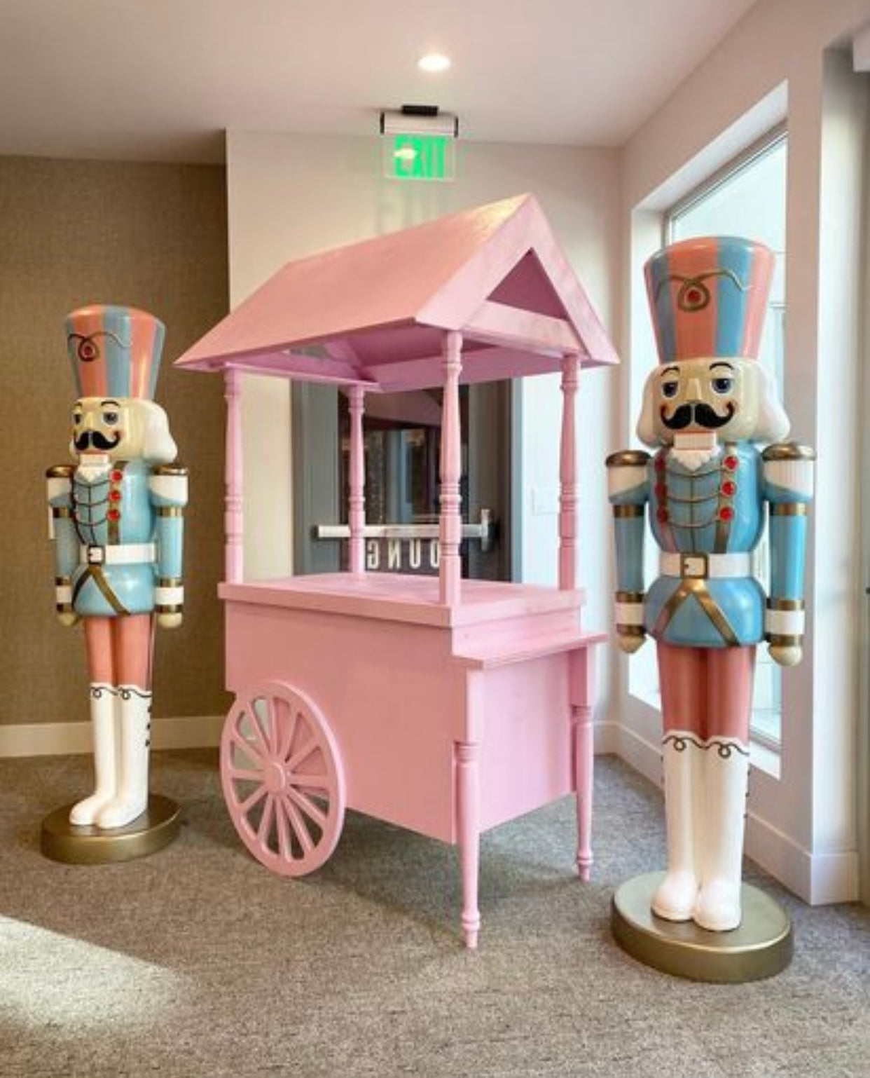 Light Pink Dessert Cart