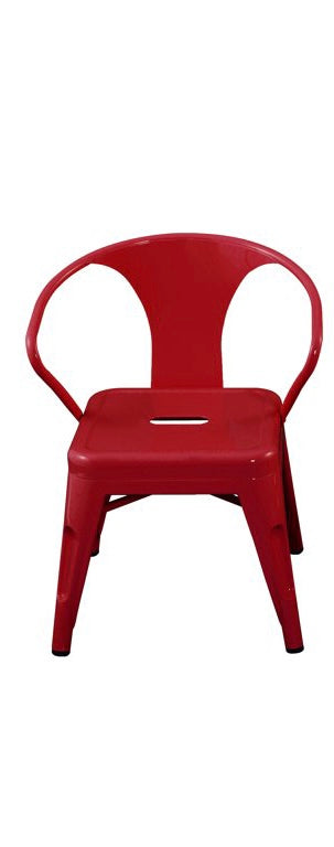 Kids Red Metal Chair