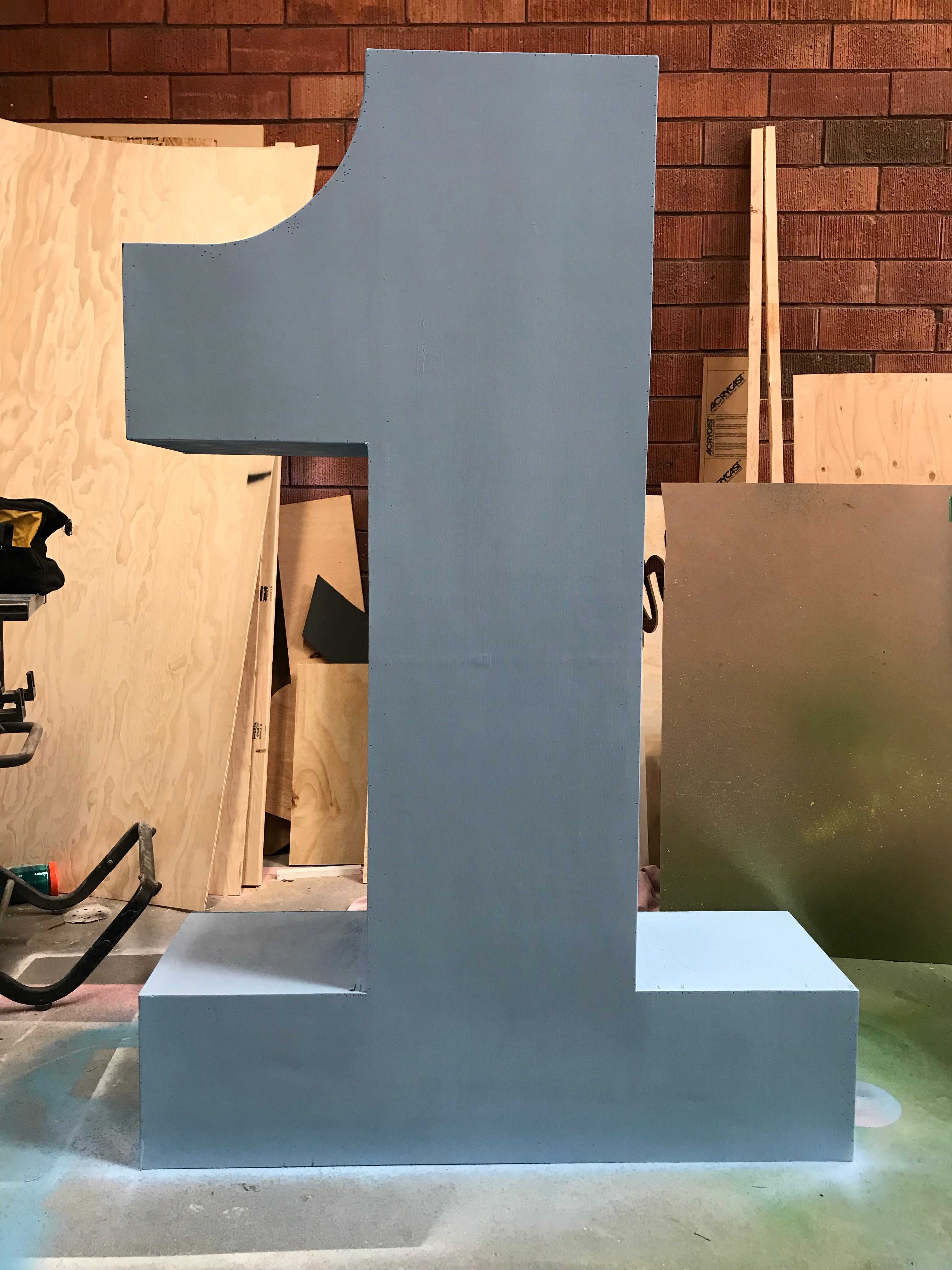 Oversized Number One