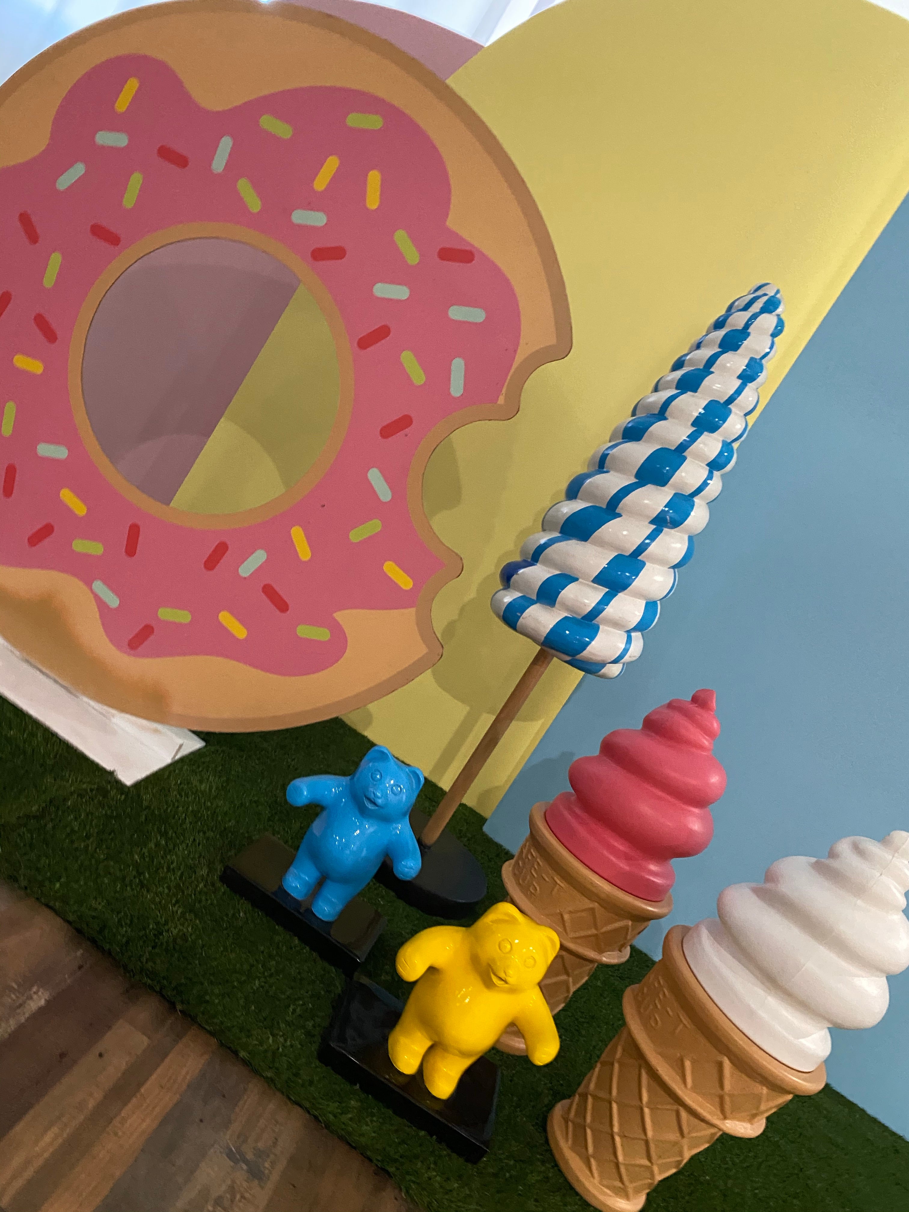 Blue Twister Cone Lollipop