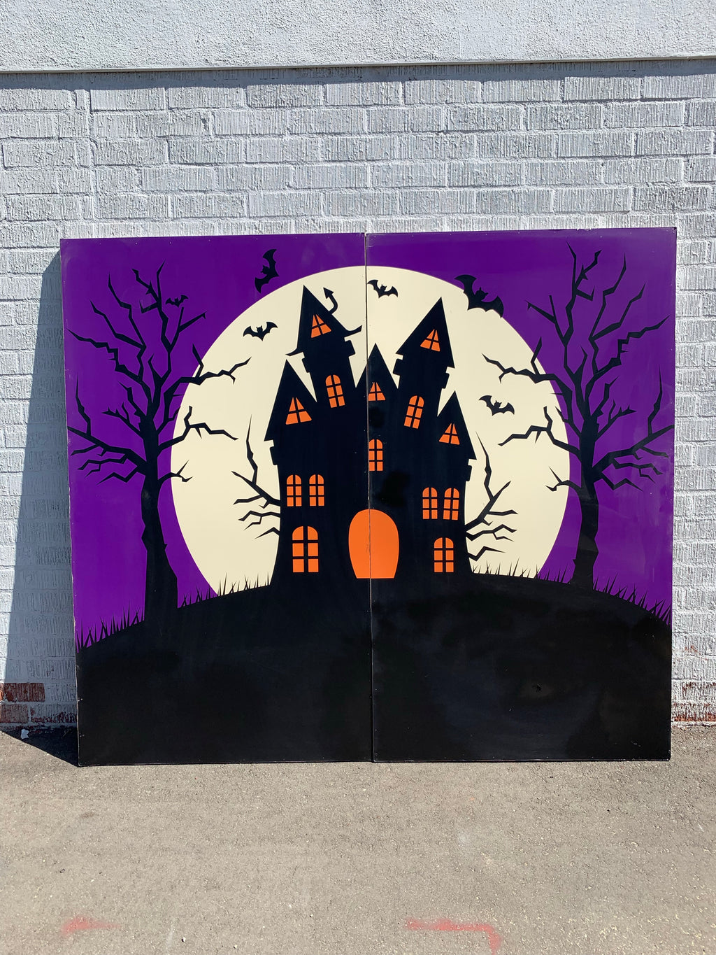 The Monster House Backdrop