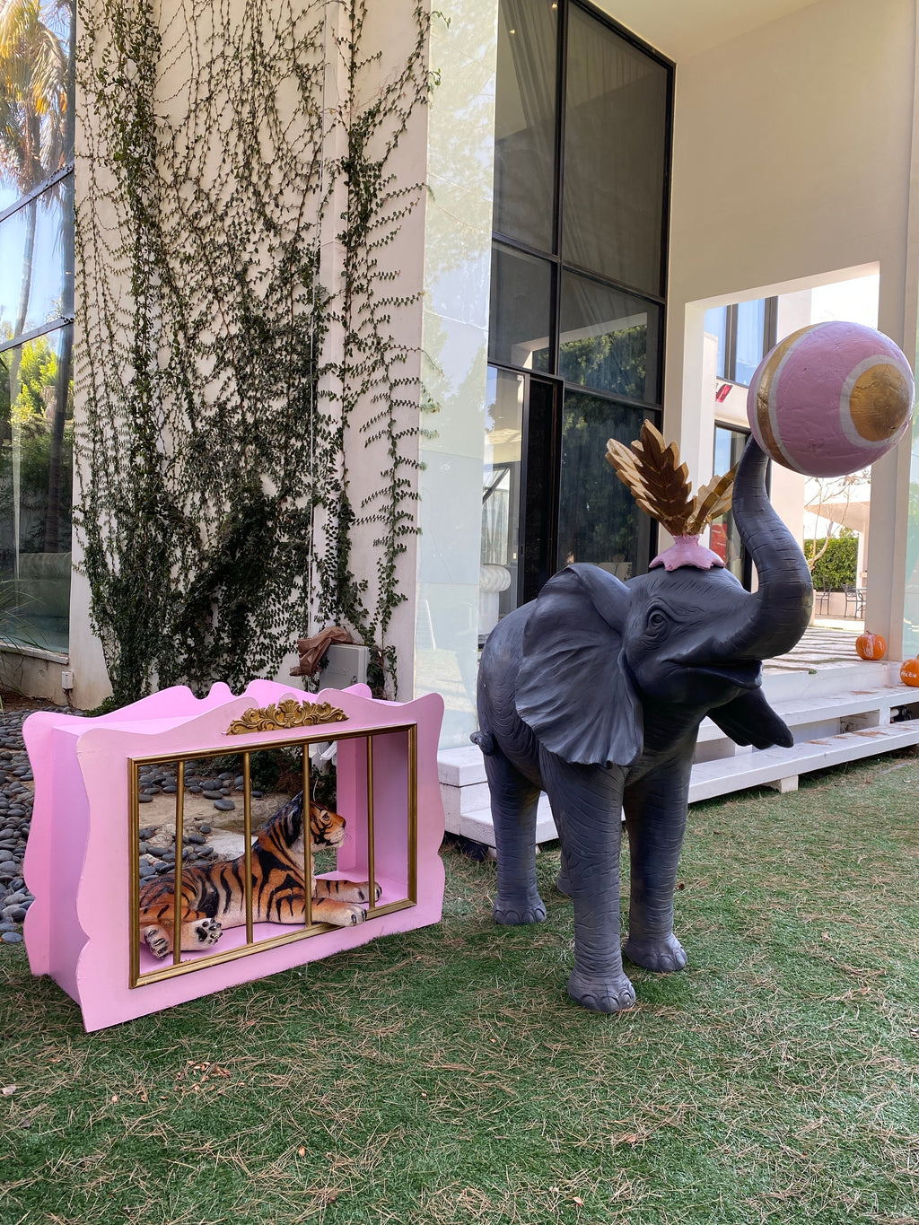 Light Pink Tiger Cage