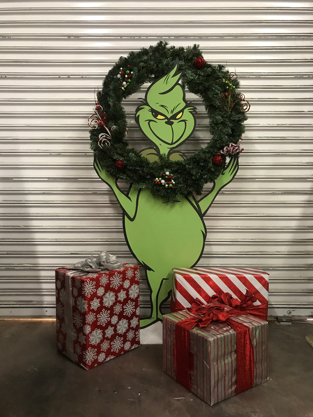 The Grinch Wood Cut Out Standee