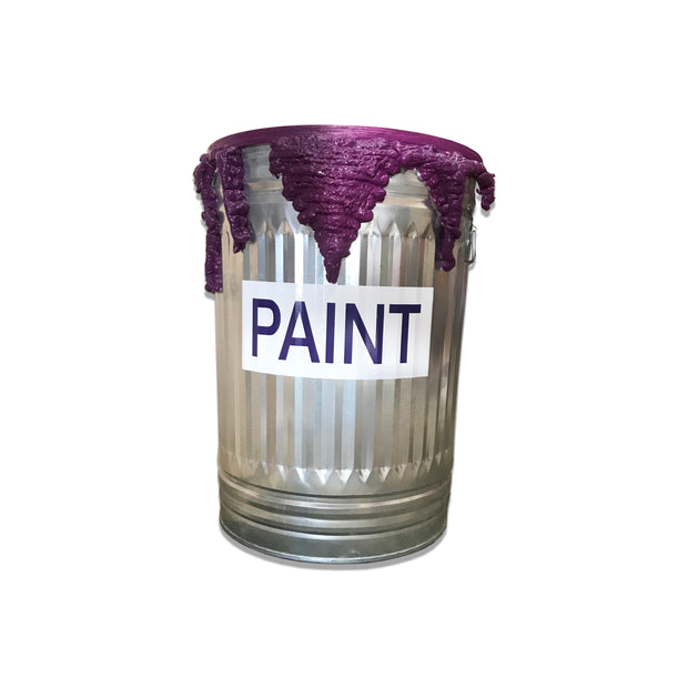 Purple Paint Can Table