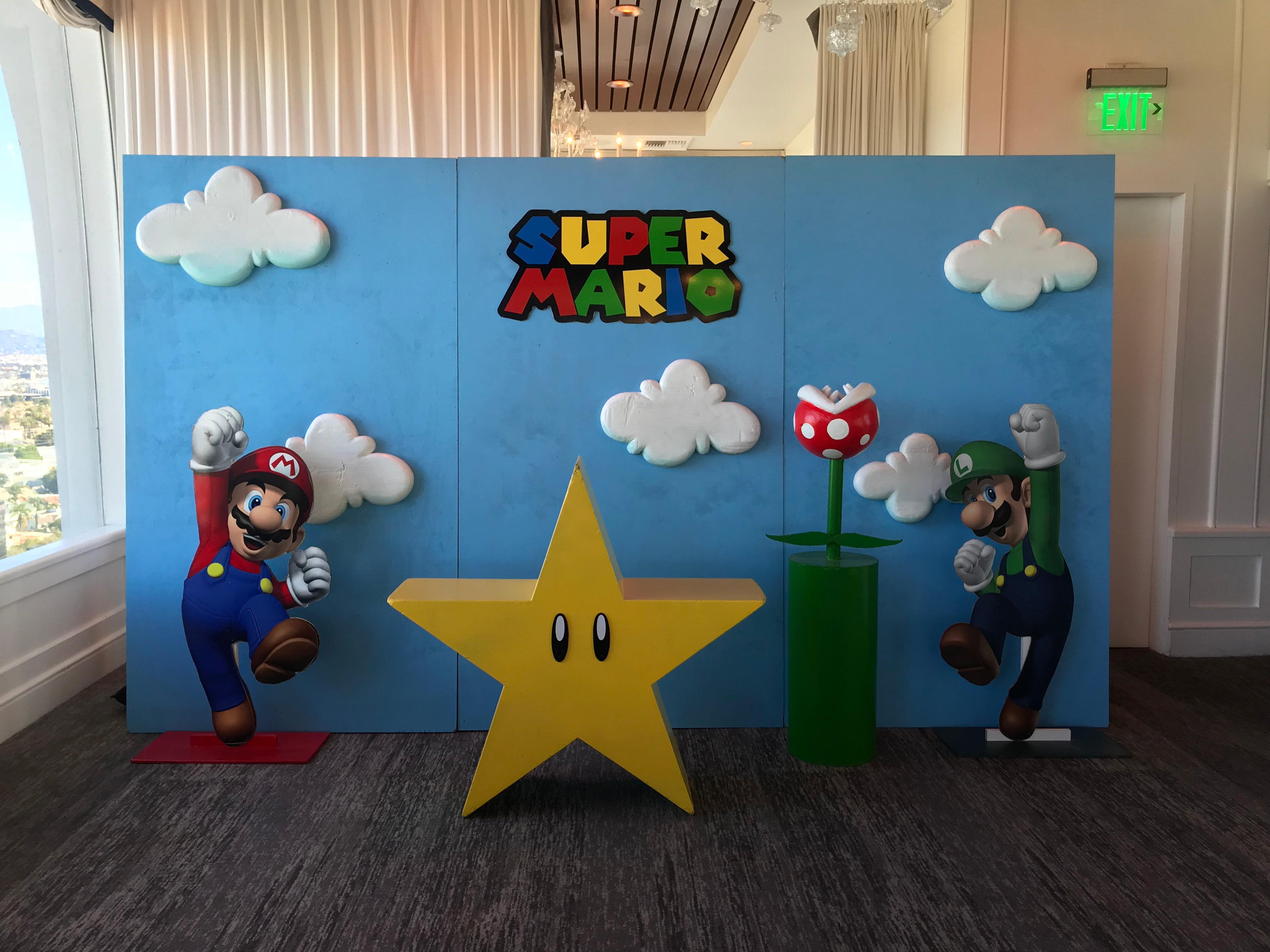 Super Mario Wood Cut Out Standee