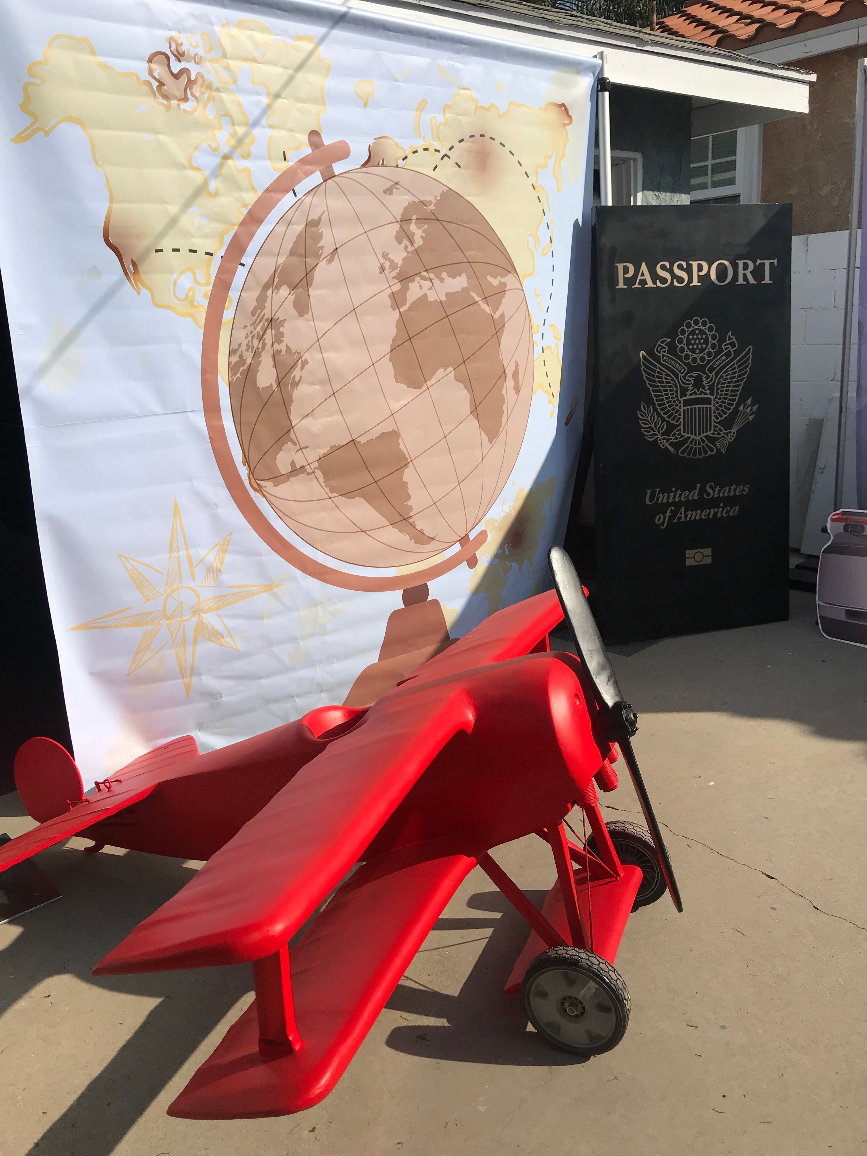 Red Barron Vintage Airplane