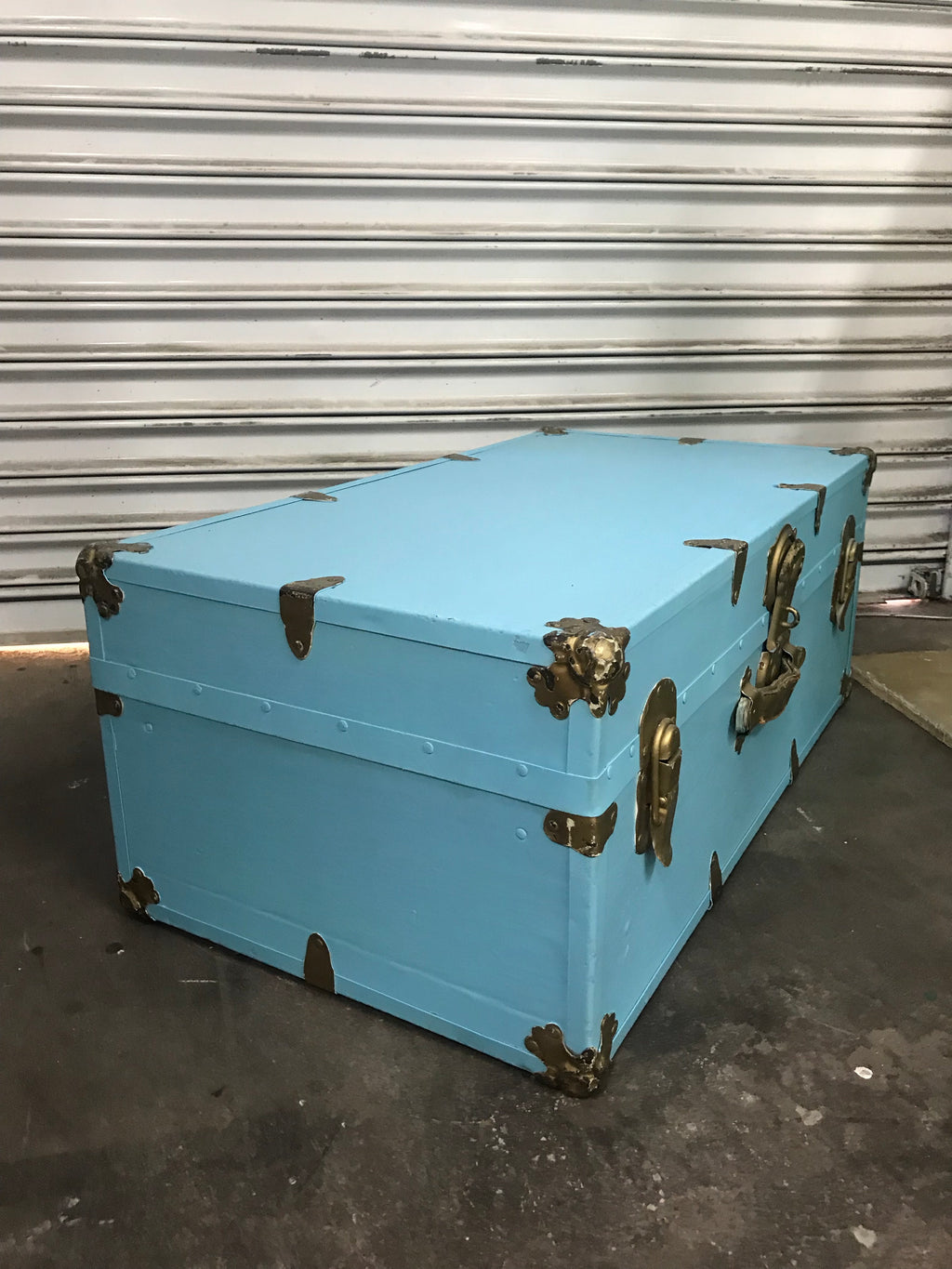 Blue Vintage Trunk