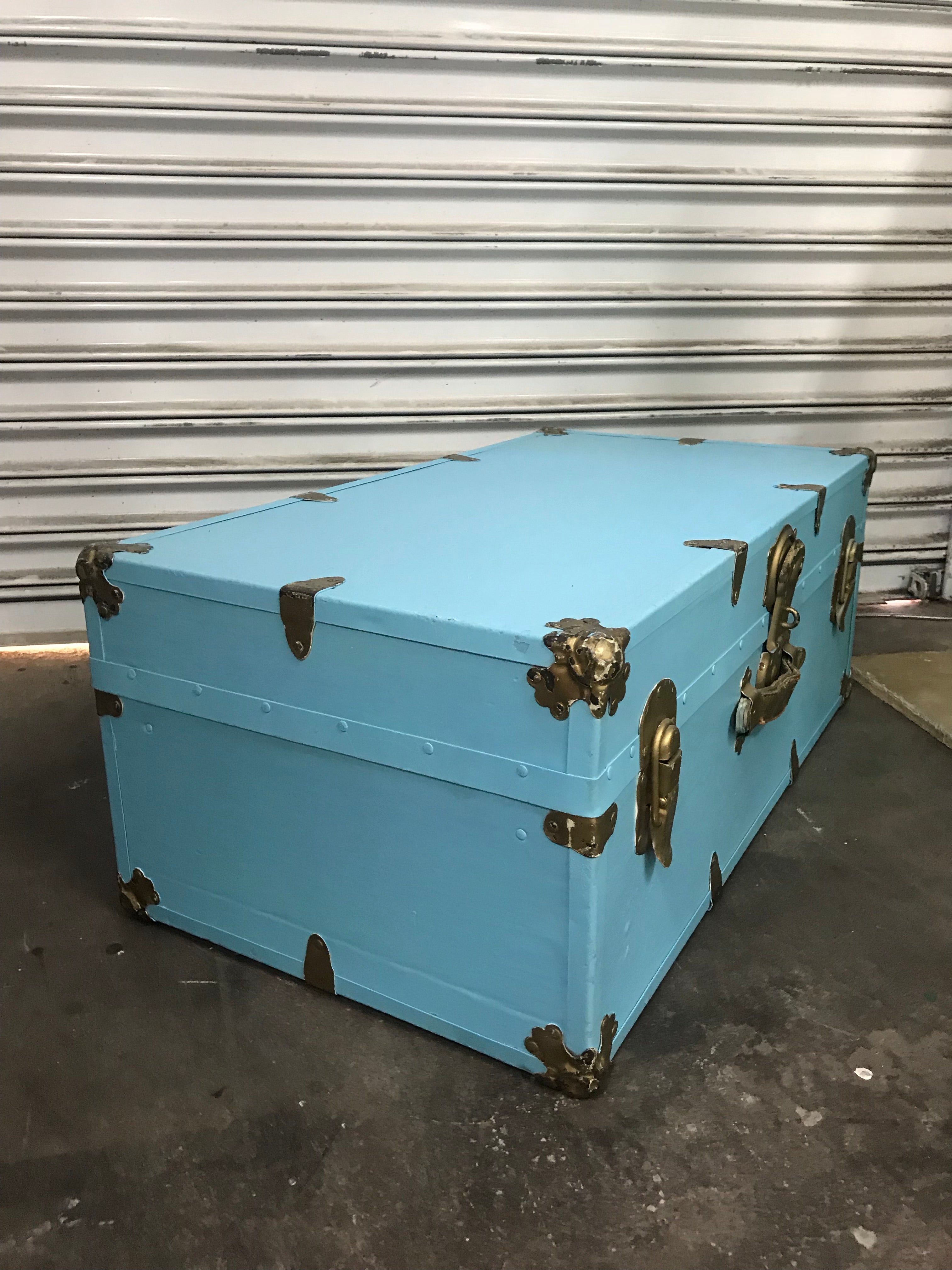 Blue Vintage Trunk