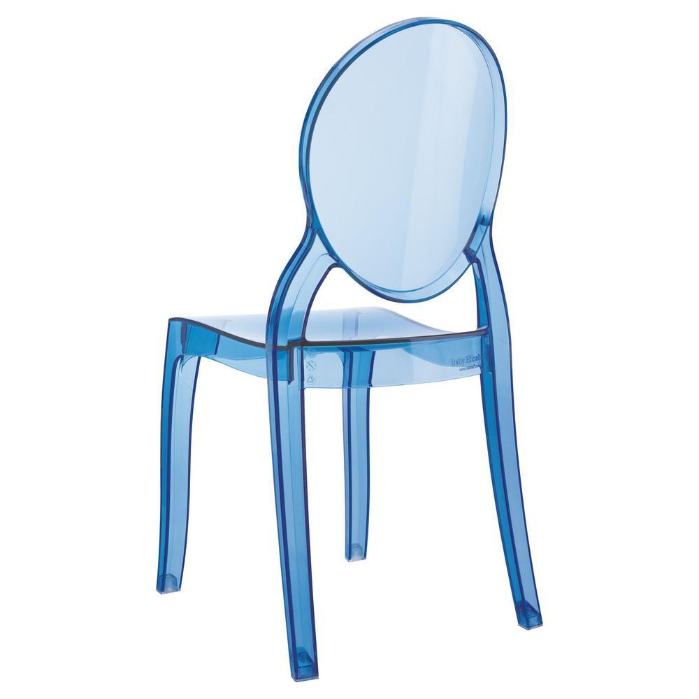 Kids Blue Armless Ghost Chair