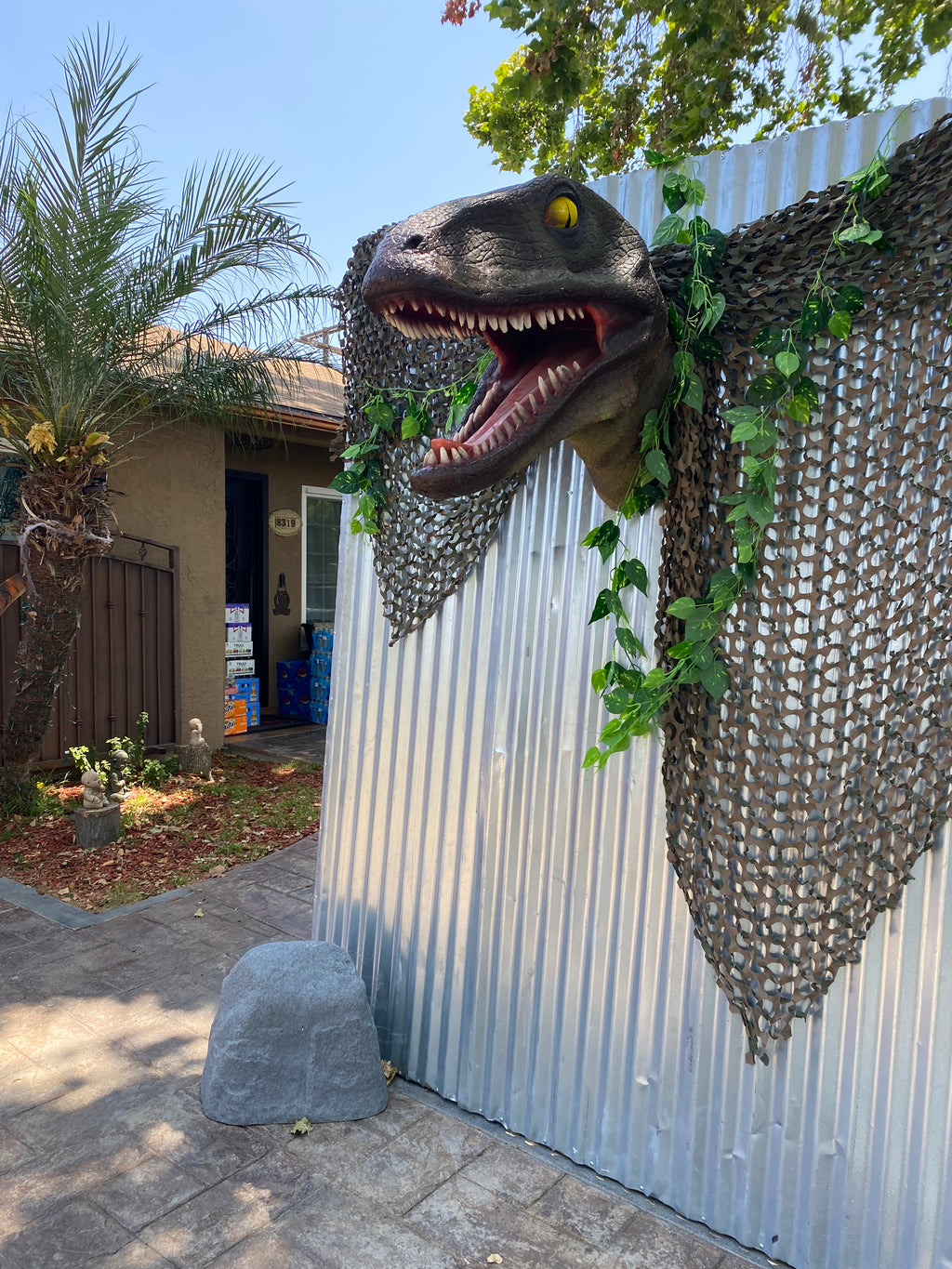 Dinosaur Head Backdrop