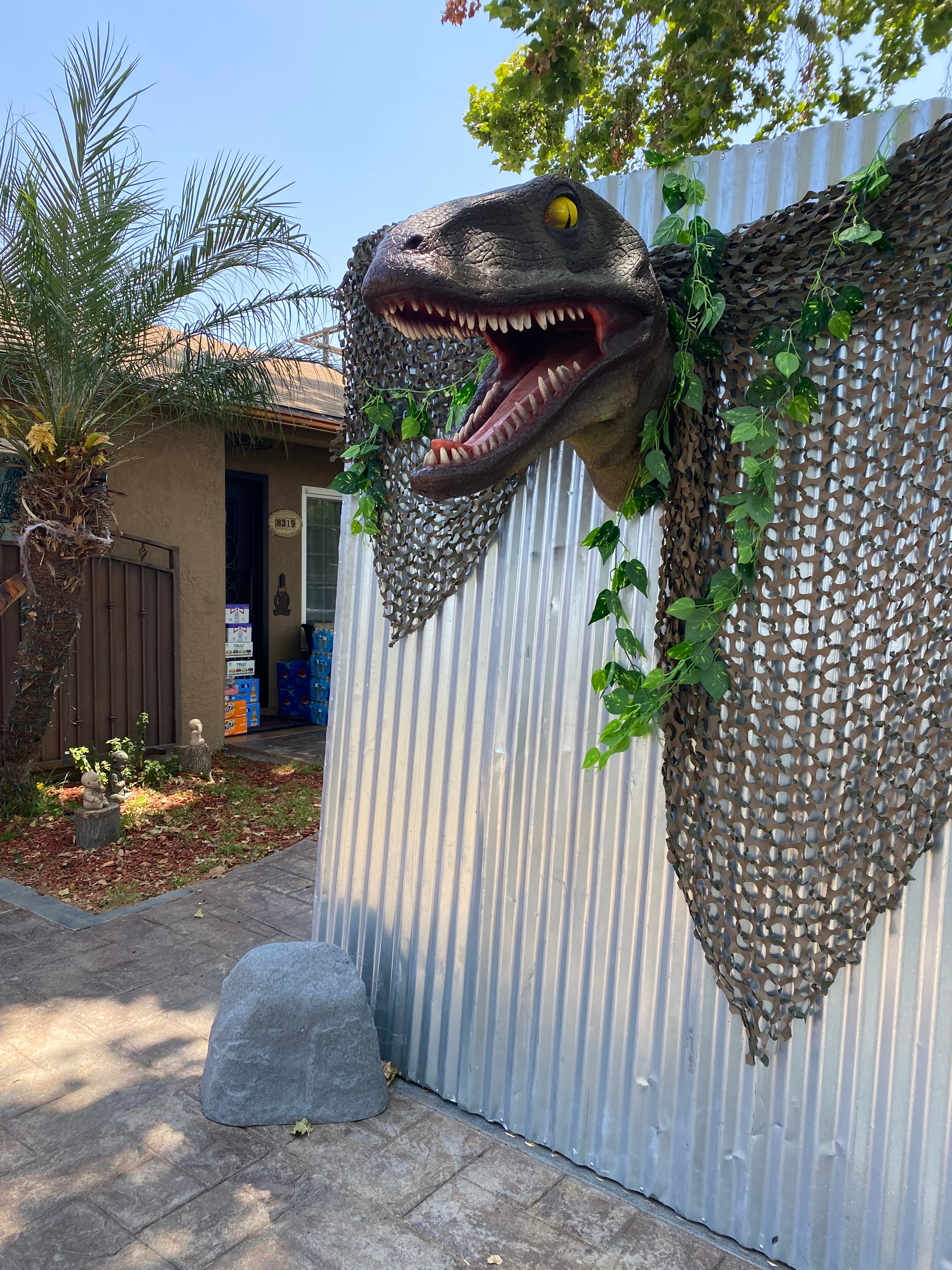 Dinosaur Head Backdrop