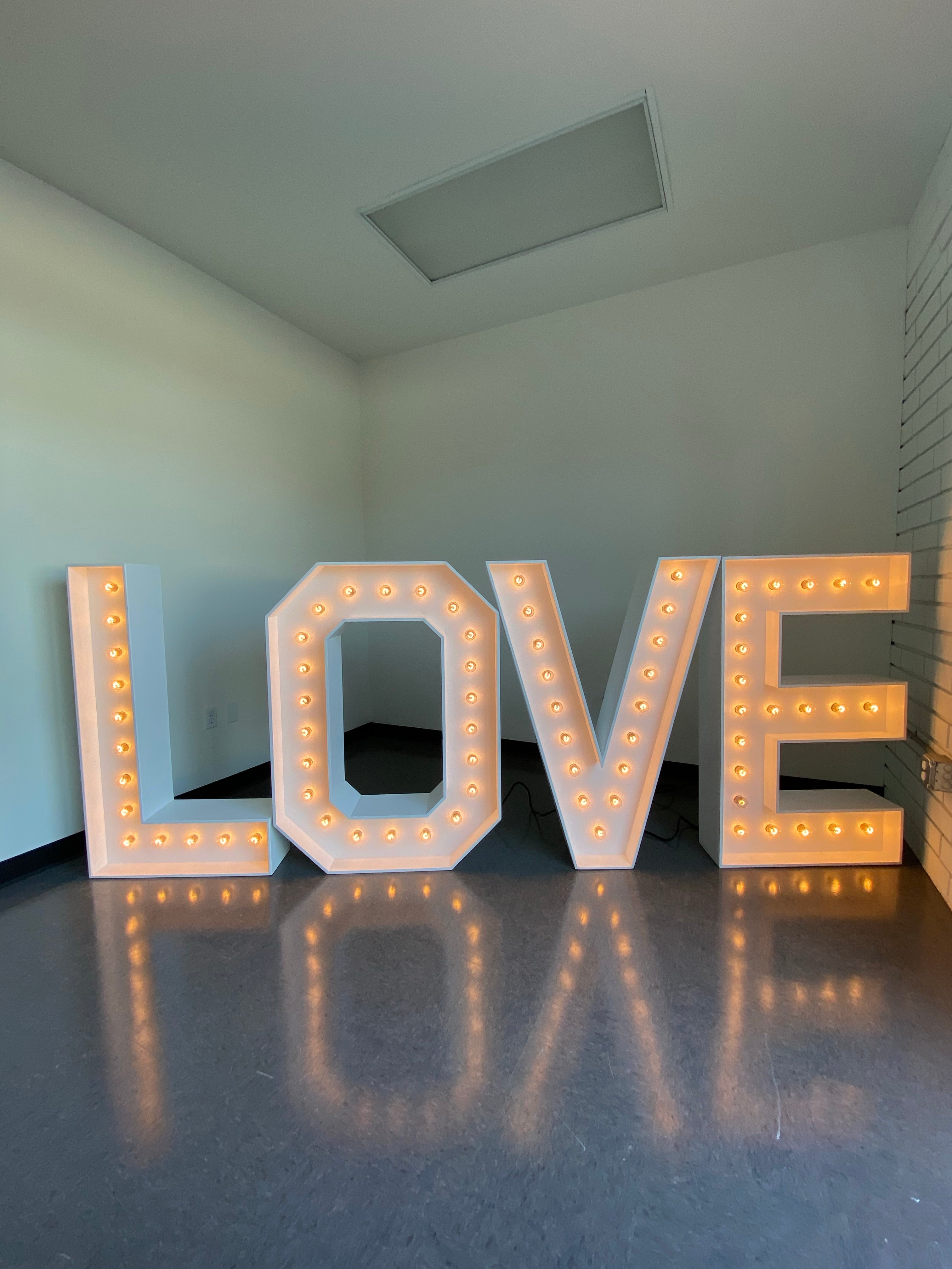 LOVE Marquee Letters