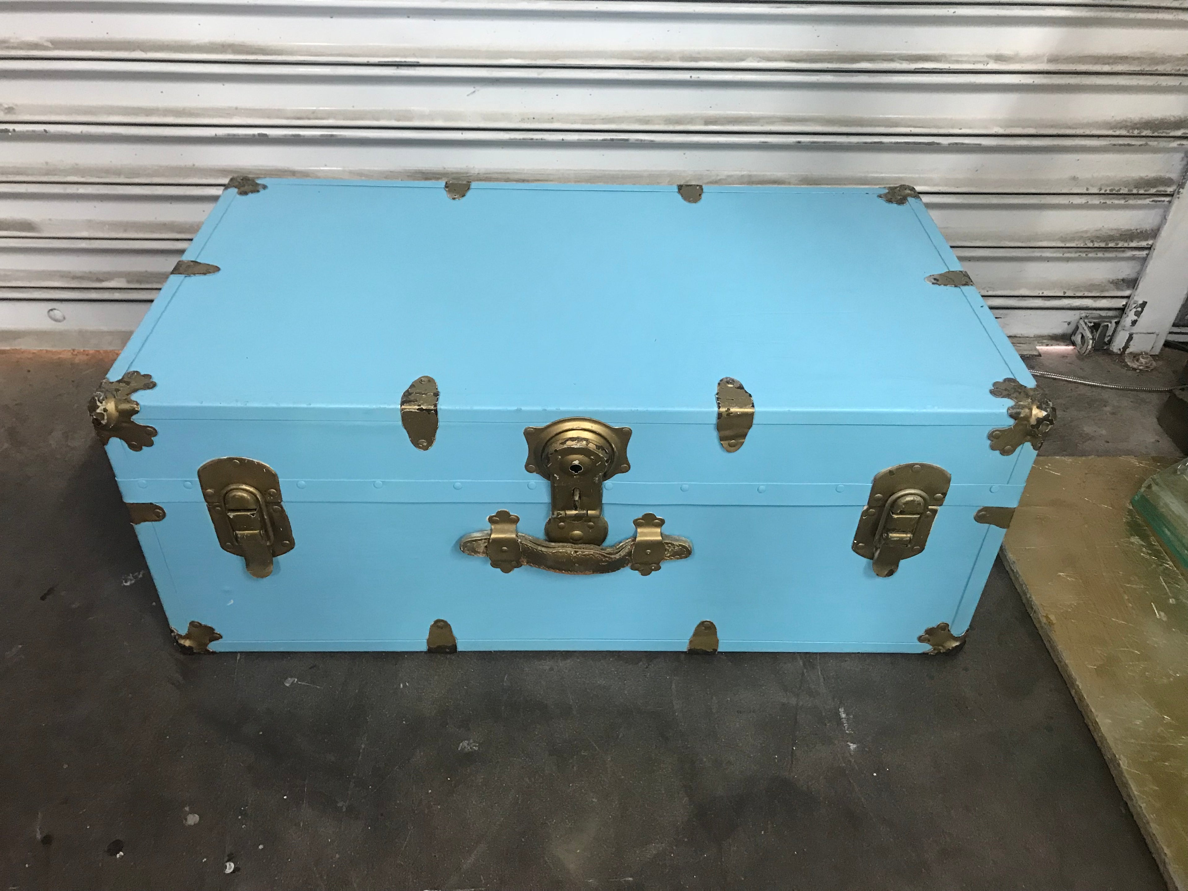 Blue Vintage Trunk