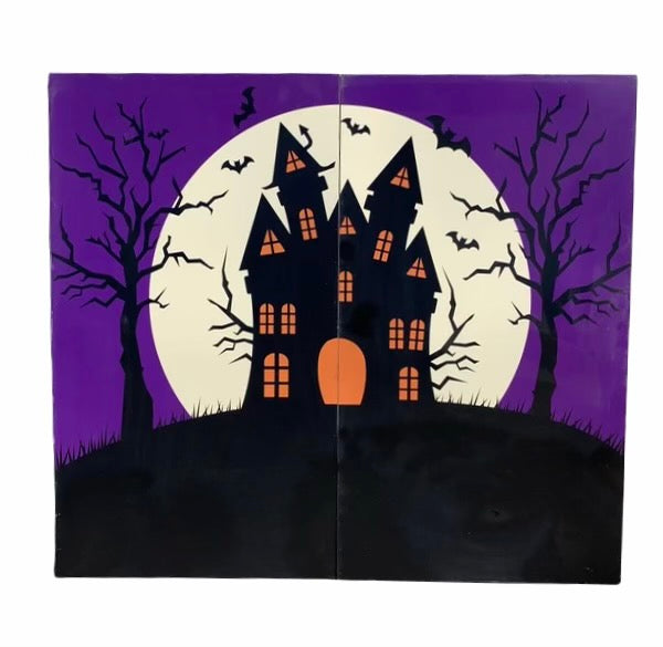 The Monster House Backdrop