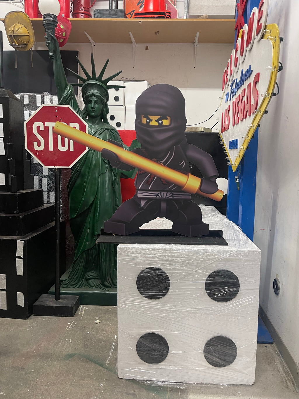 Cole Lego Wood Cut Out Standee