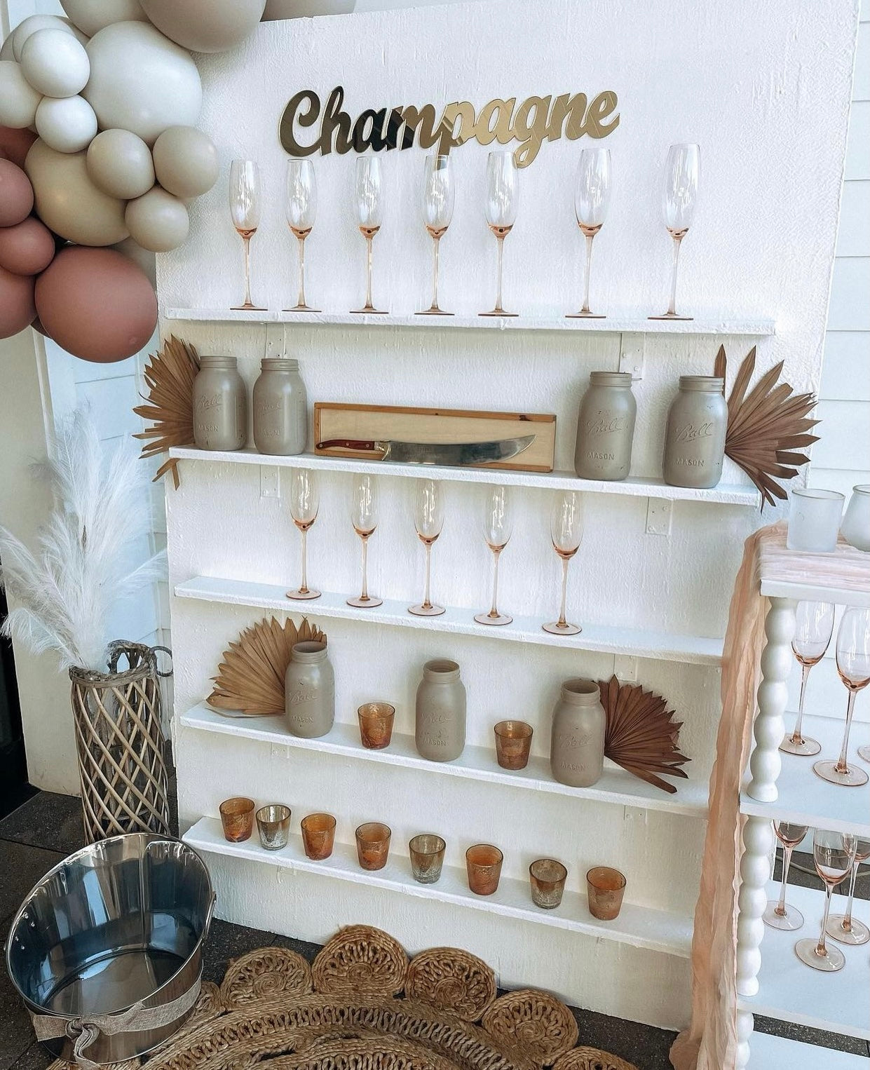 Champagne Shelf