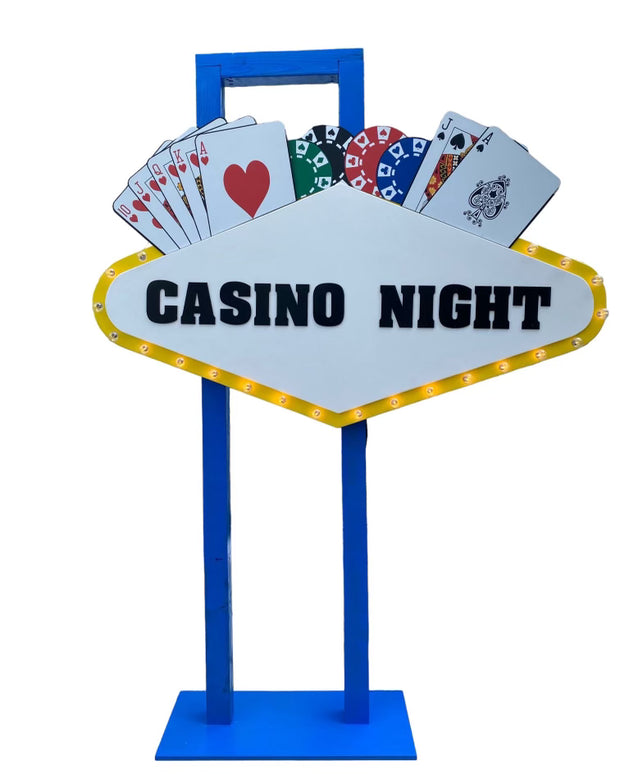 Casino Night Sign