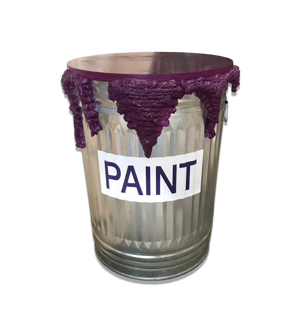 Purple Paint Can Table