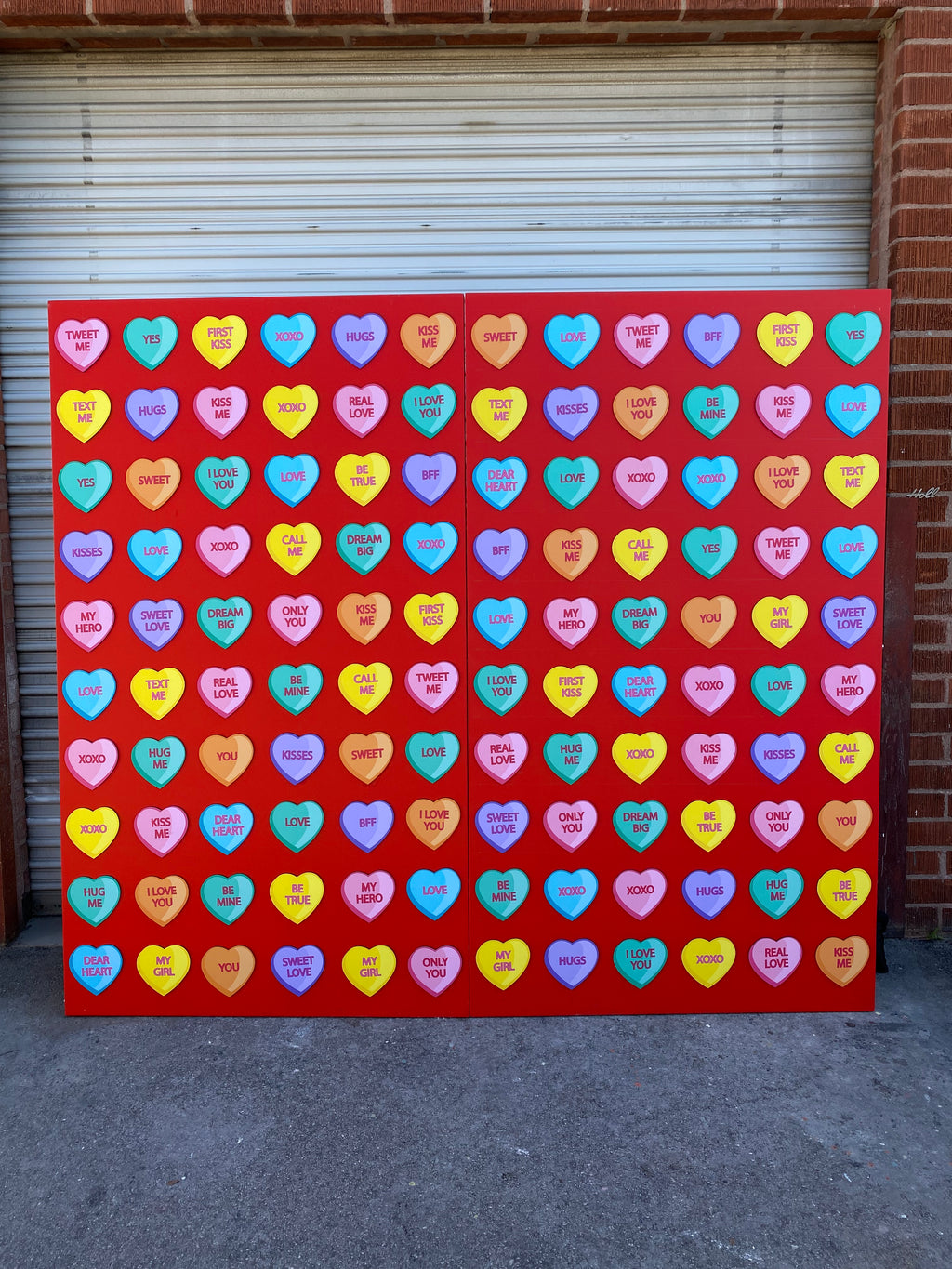 Heart Kisses Backdrop