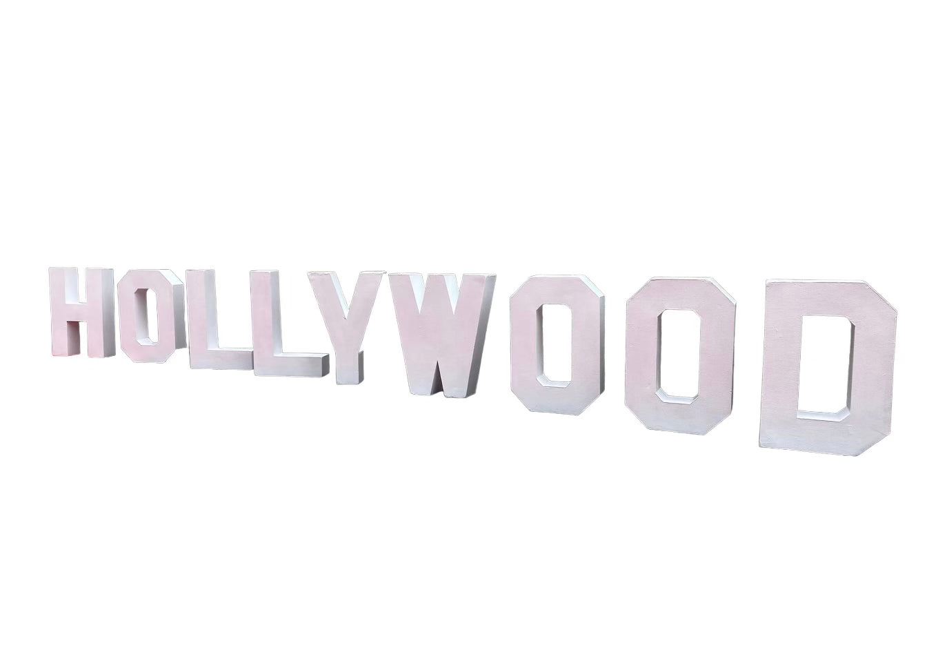 3D Hollywood Letters