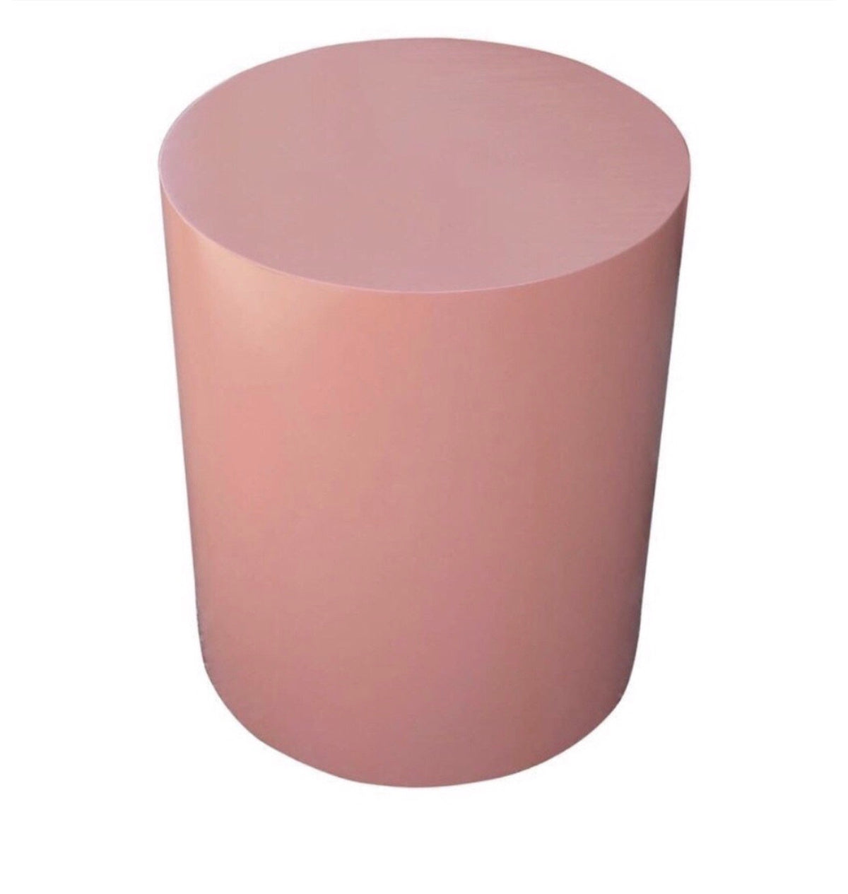 3 Foot Light Pink Cylinder Table