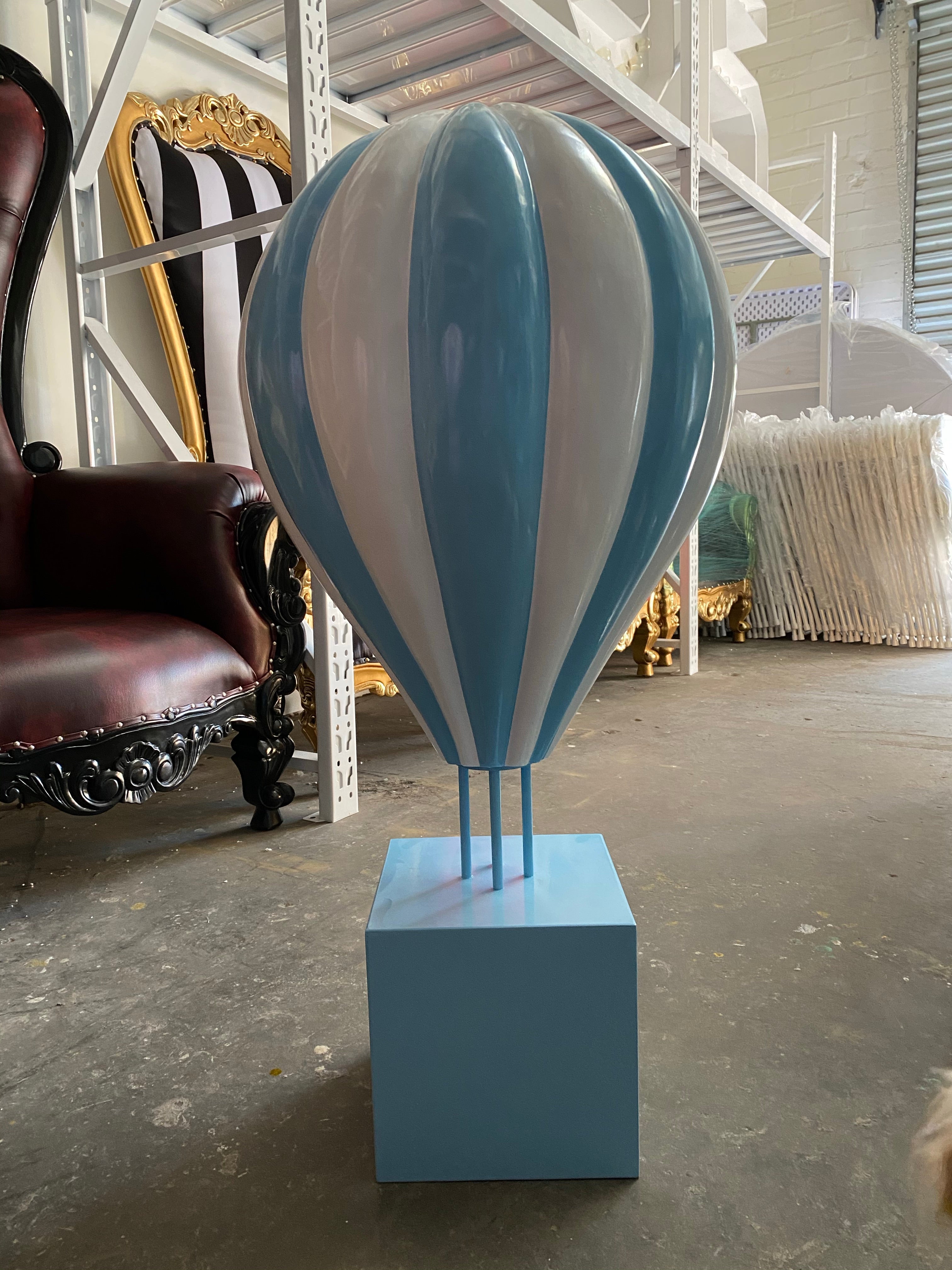 3 Foot Blue Hot Air Balloon