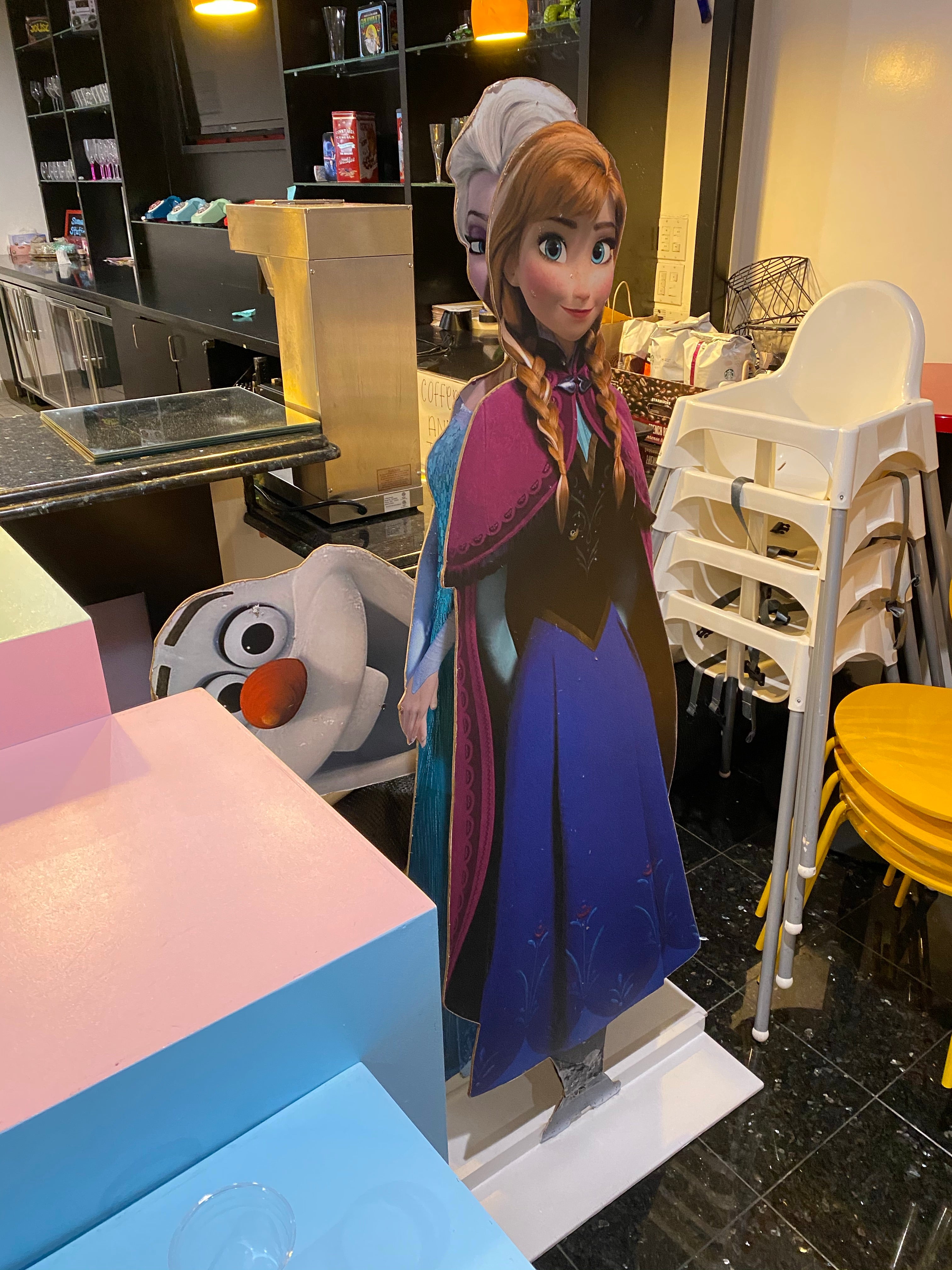 Ana Wood Cut Out Standee