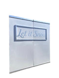 Let It Snow Backdrop