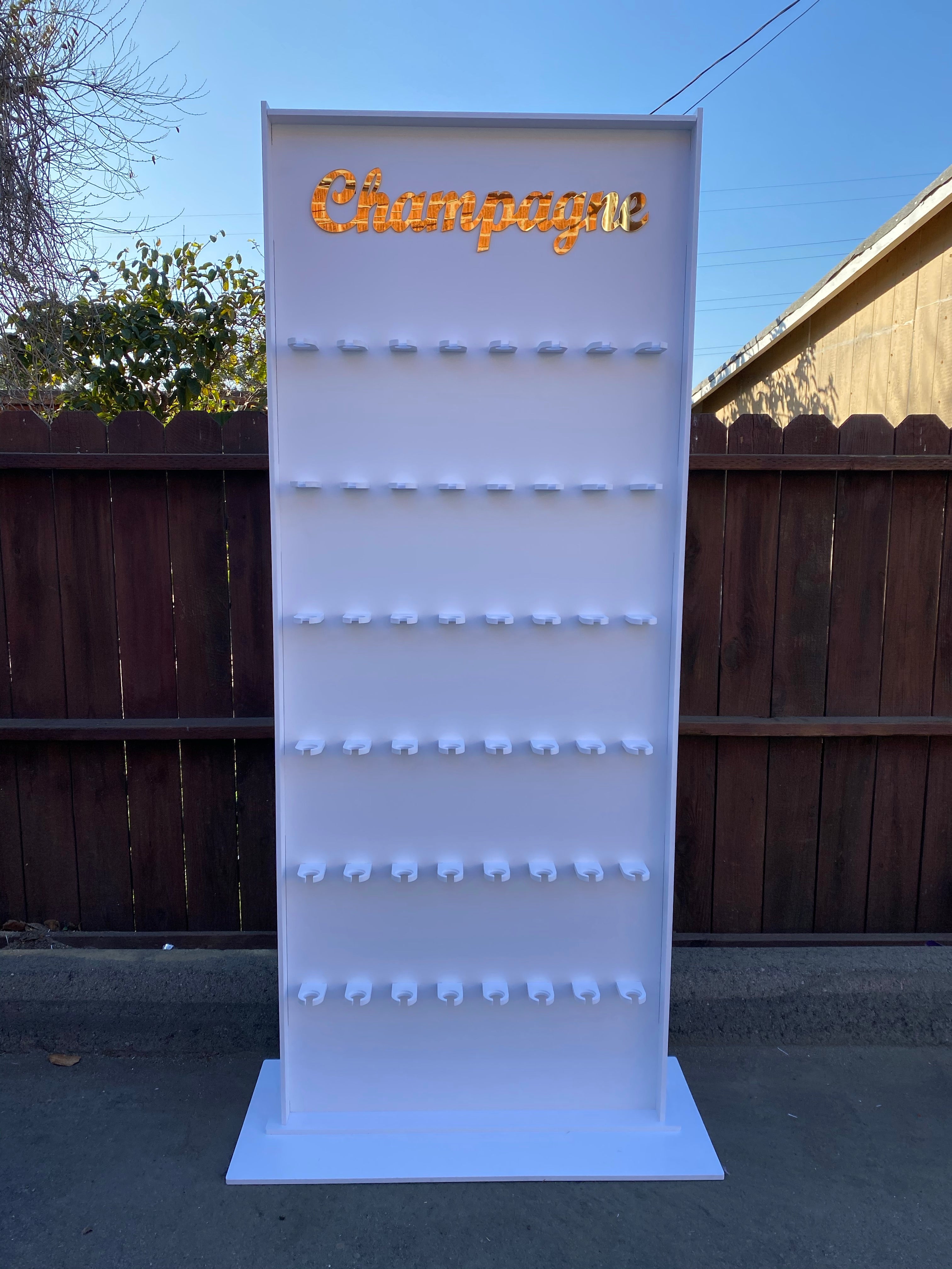 White Champagne Wall