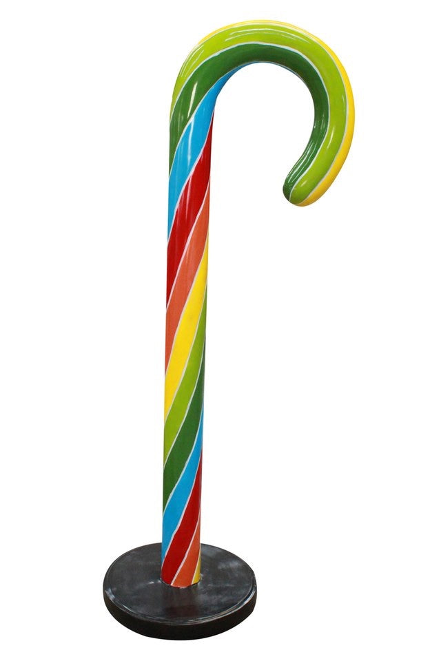 Twist Rainbow Candy Cane Medium