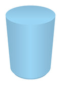 2 Foot Light Blue Cylinder