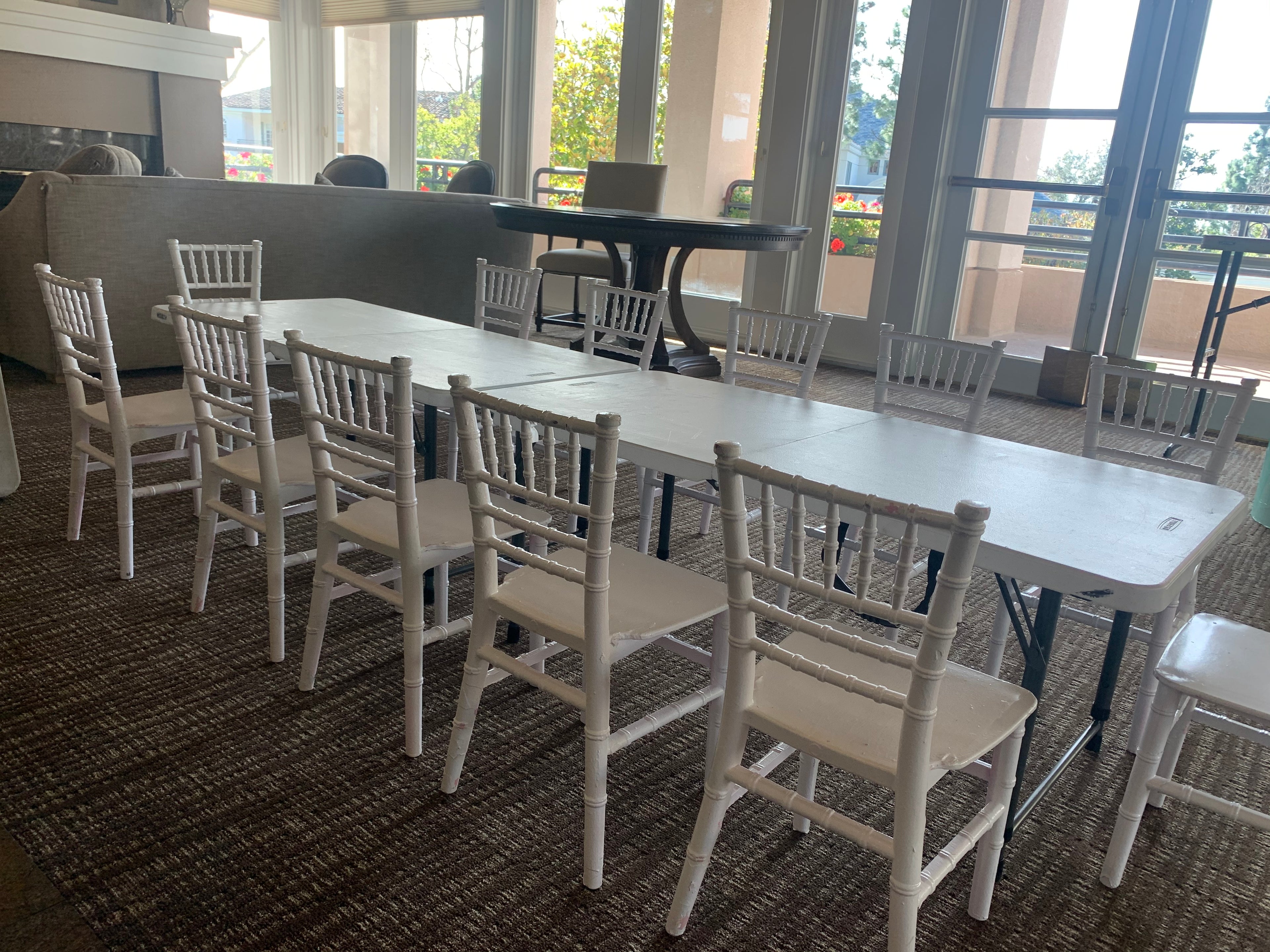 Kids White Chiavari Chair